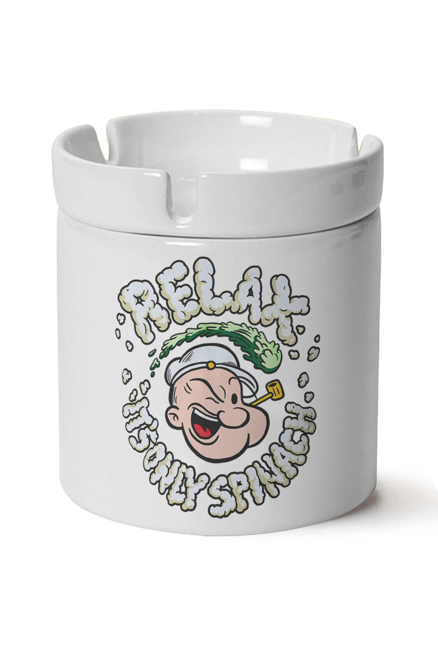 Temel Reis Baskılı Porselen At Söndür Küllük