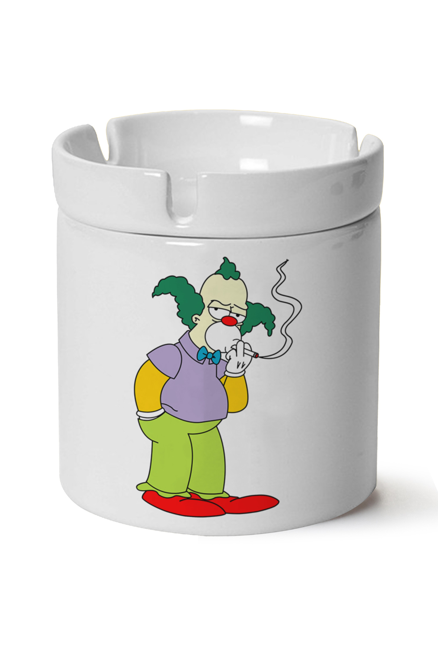 Simpsons Baskılı Porselen At Söndür Küllük