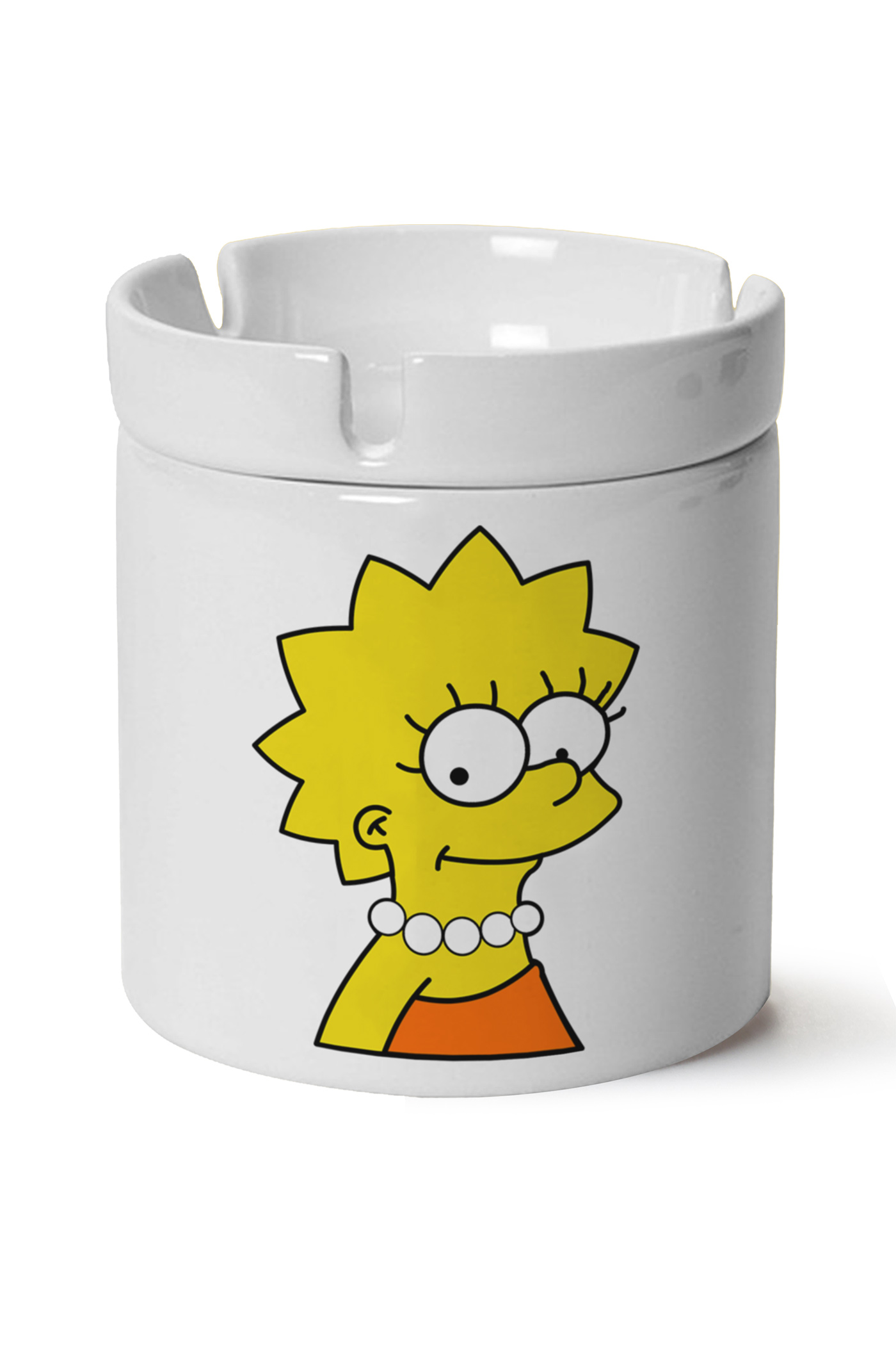 Simpsons Baskılı Porselen At Söndür Küllük