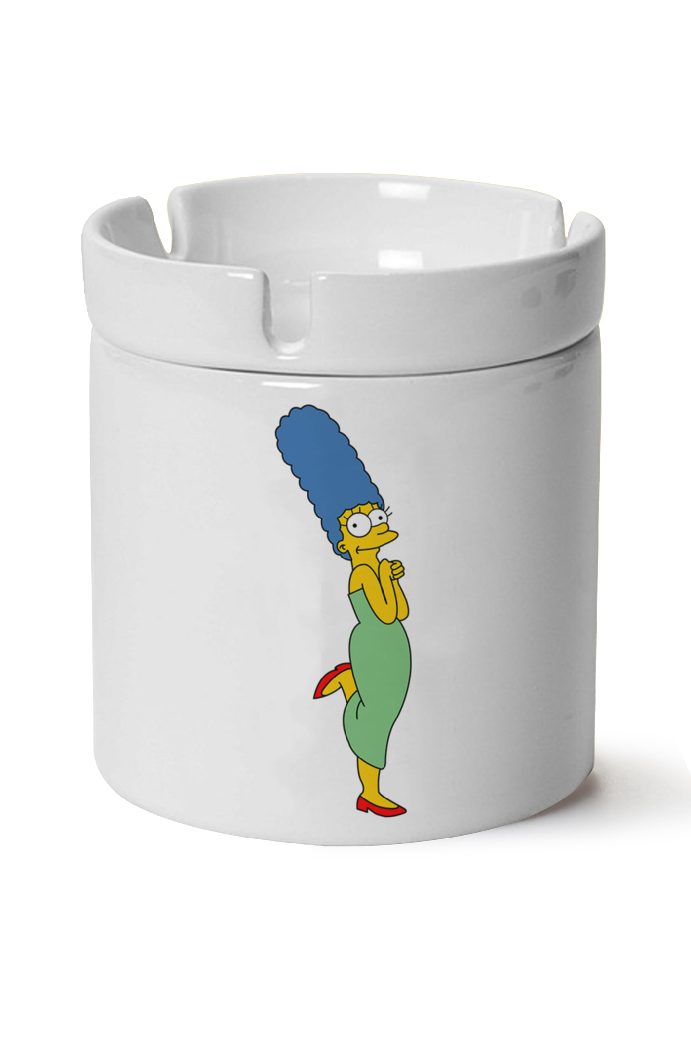 Simpsons Baskılı Porselen At Söndür Küllük