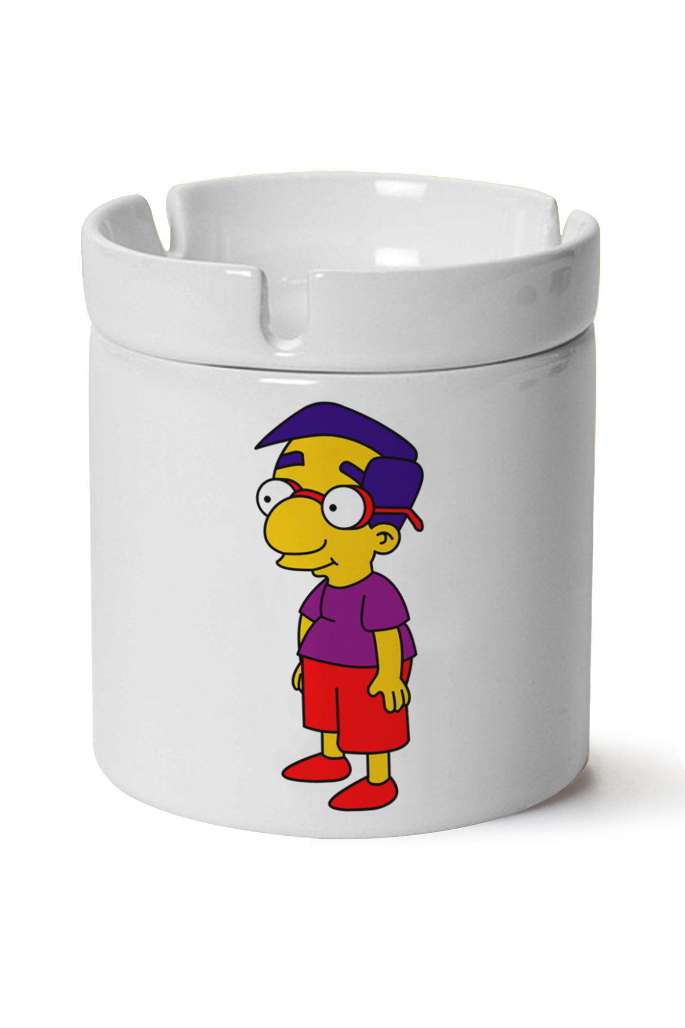 Simpsons Baskılı Porselen At Söndür Küllük