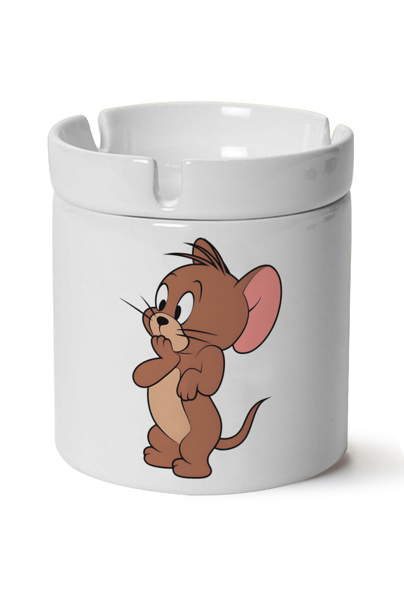 Jerry Baskılı Porselen At Söndür Küllük