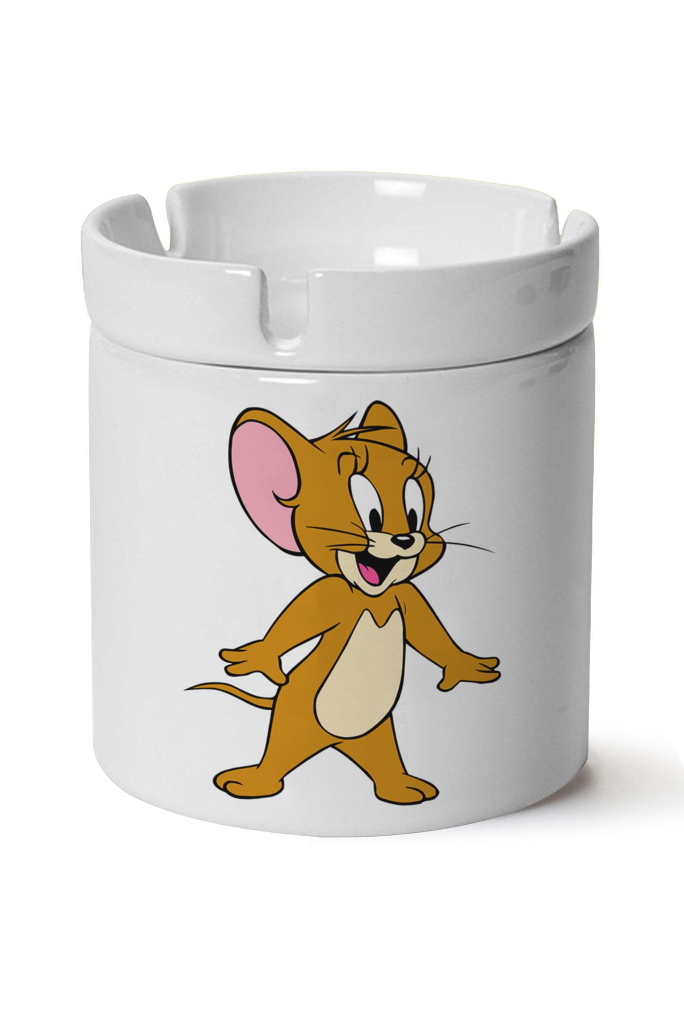 Jerry Baskılı Porselen At Söndür Küllük