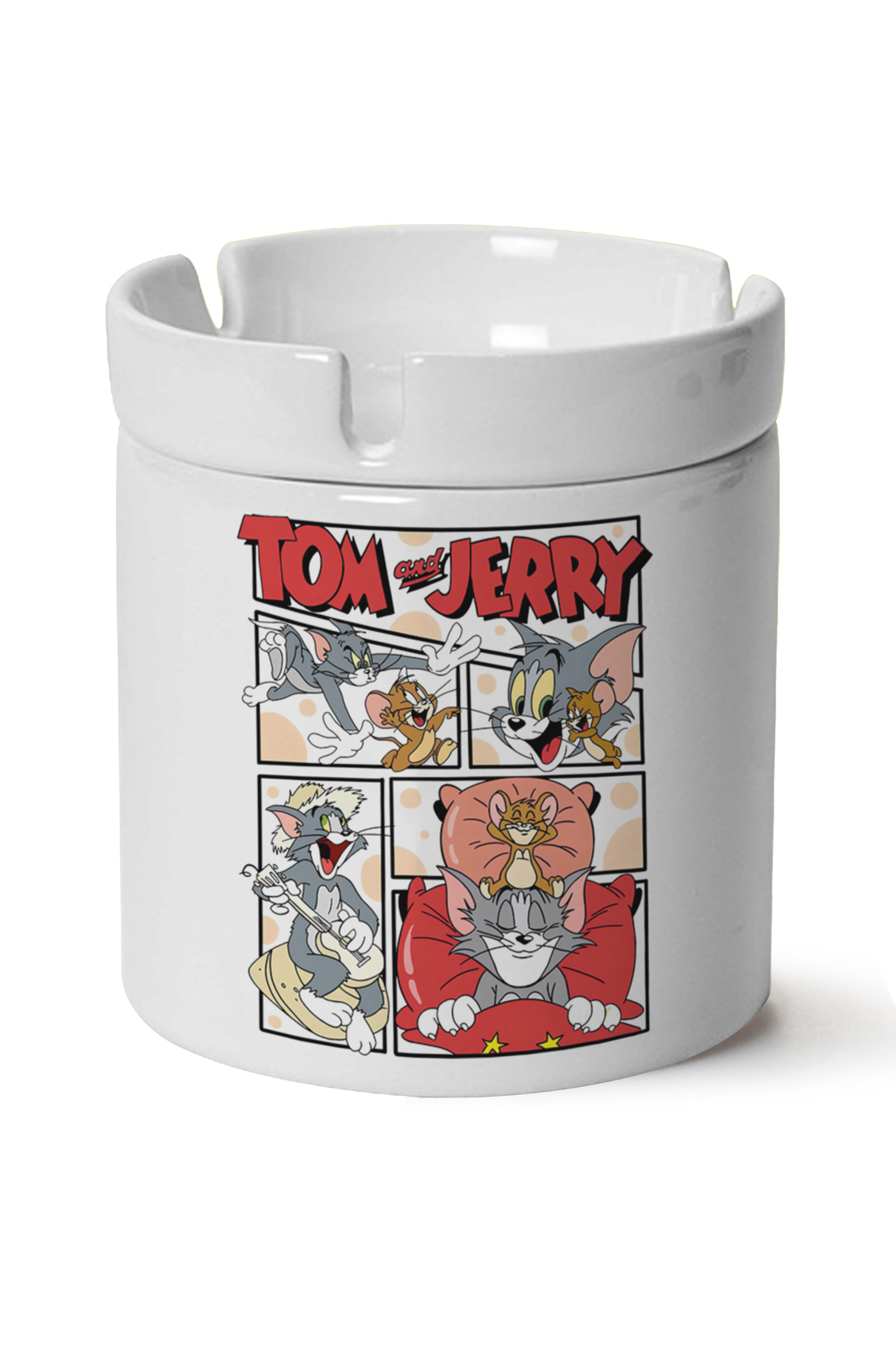 Tom&Jerry Baskılı Porselen At Söndür Küllük