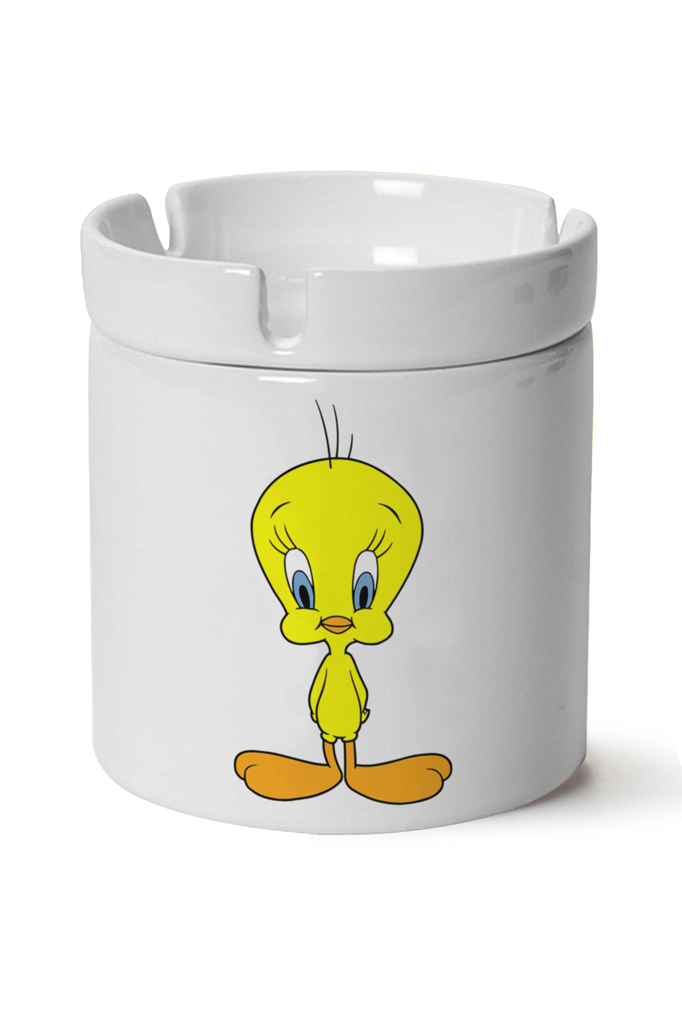 Tweety Baskılı Porselen At Söndür Küllük
