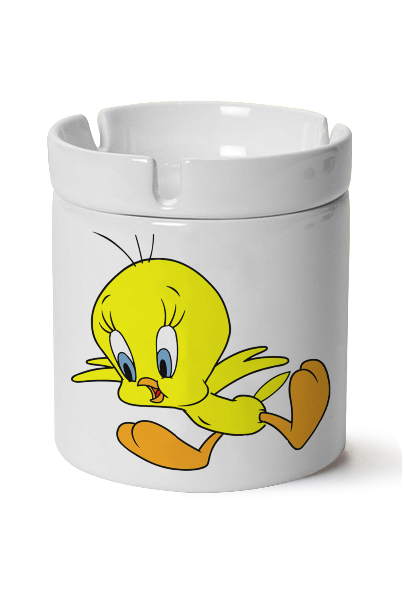 Tweety Baskılı Porselen At Söndür Küllük