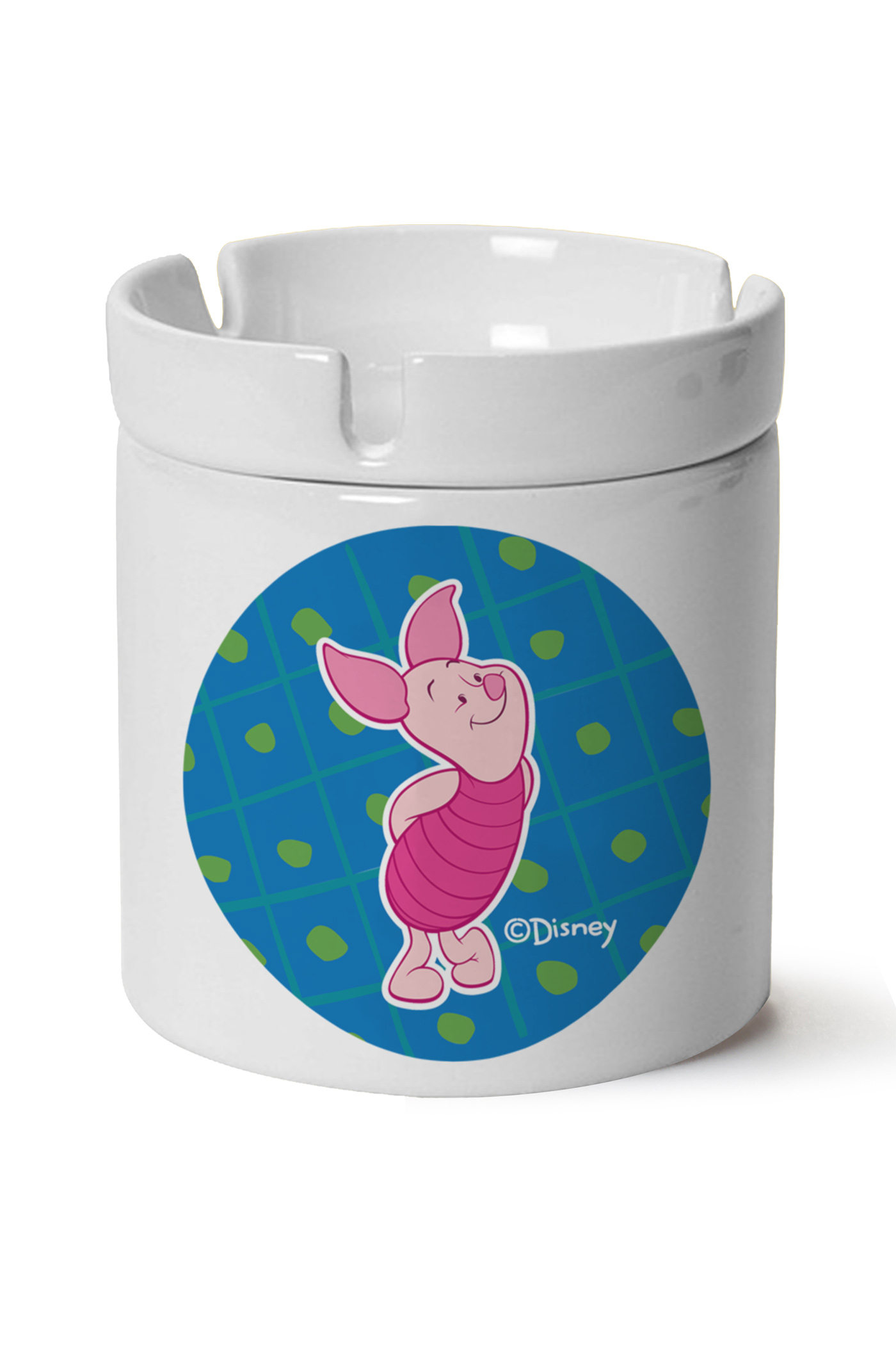 Piglet Baskılı Porselen At Söndür Küllük