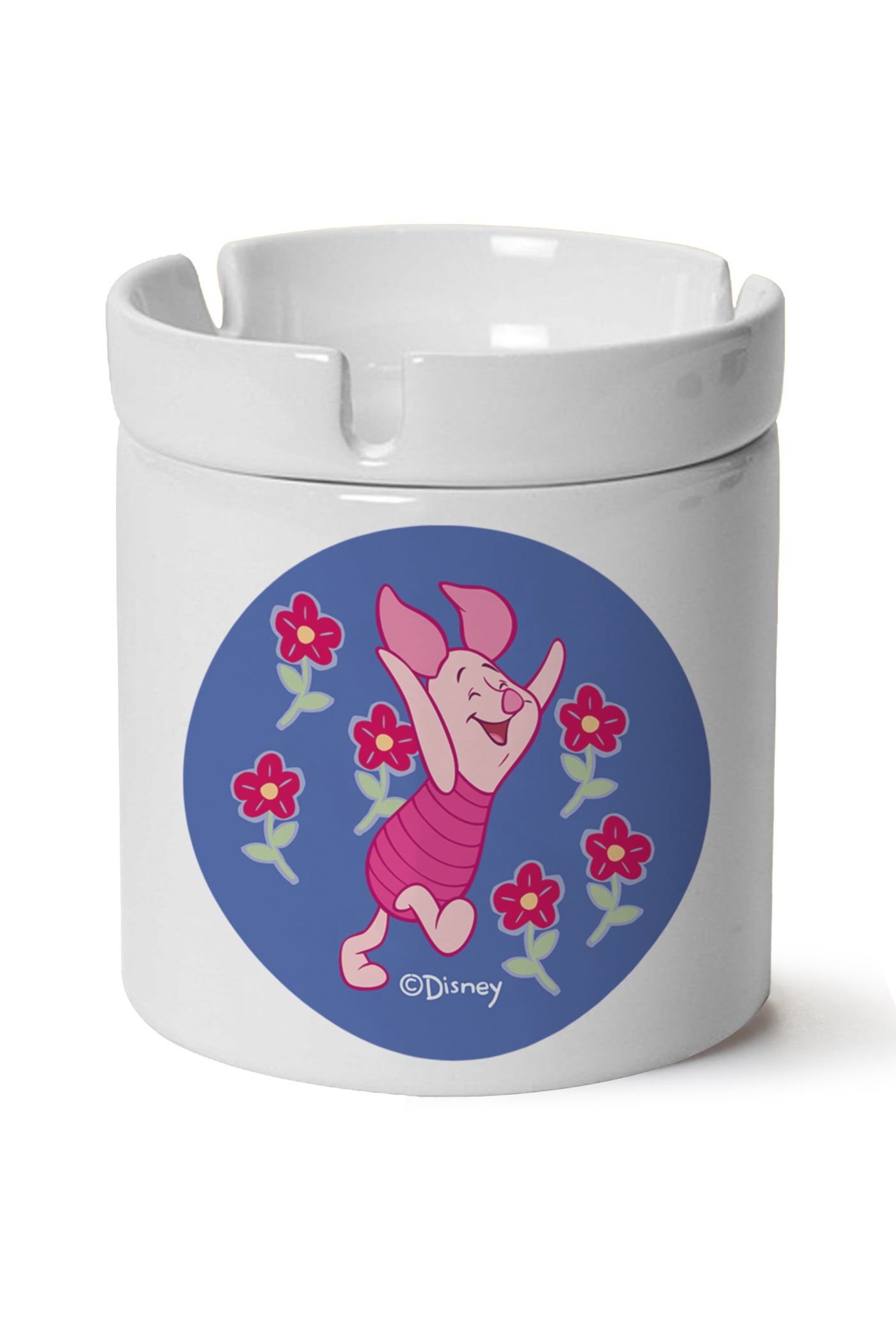 Piglet Baskılı Porselen At Söndür Küllük