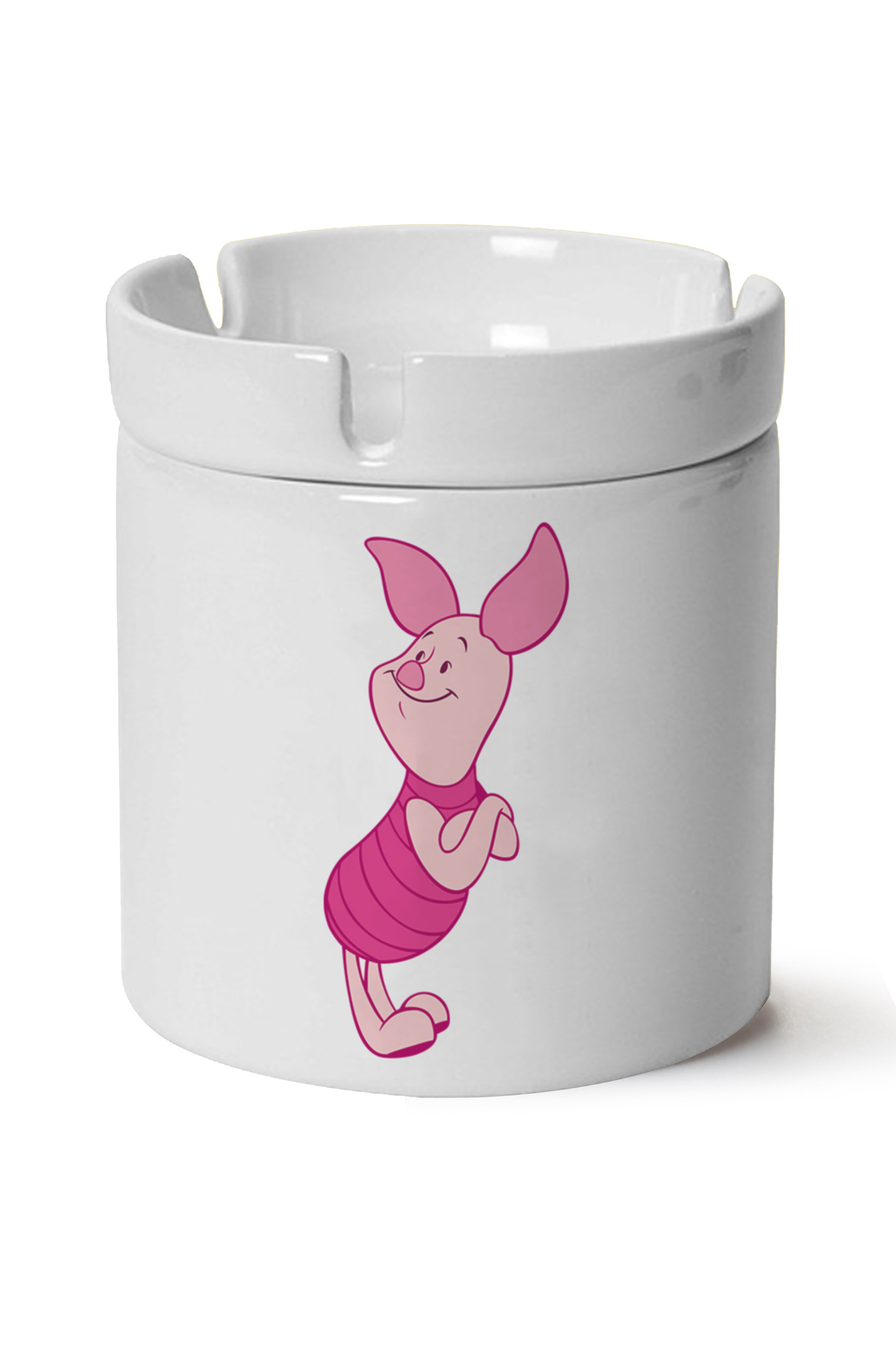 Piglet Baskılı Porselen At Söndür Küllük