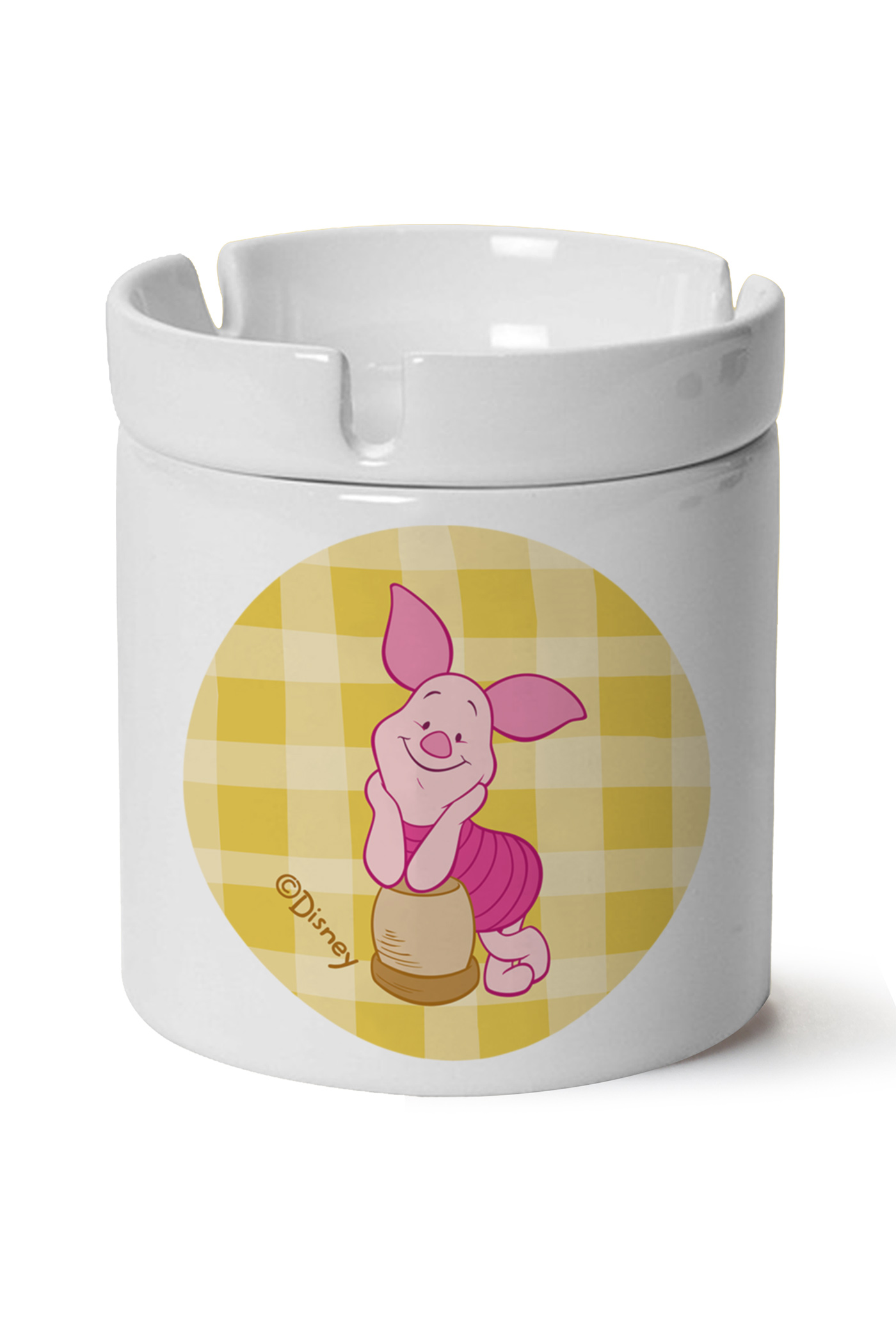 Piglet Baskılı Porselen At Söndür Küllük