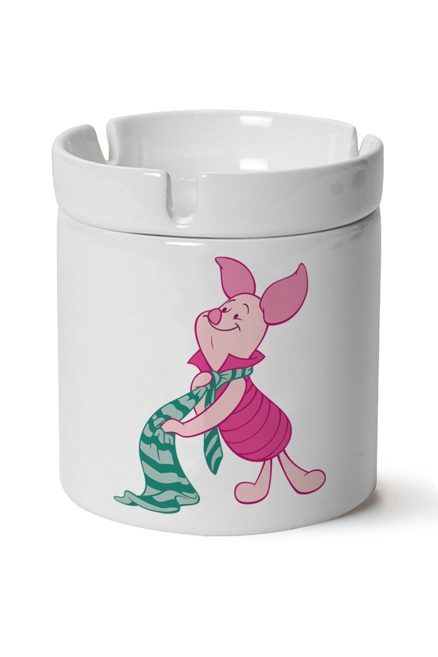 Piglet Baskılı Porselen At Söndür Küllük