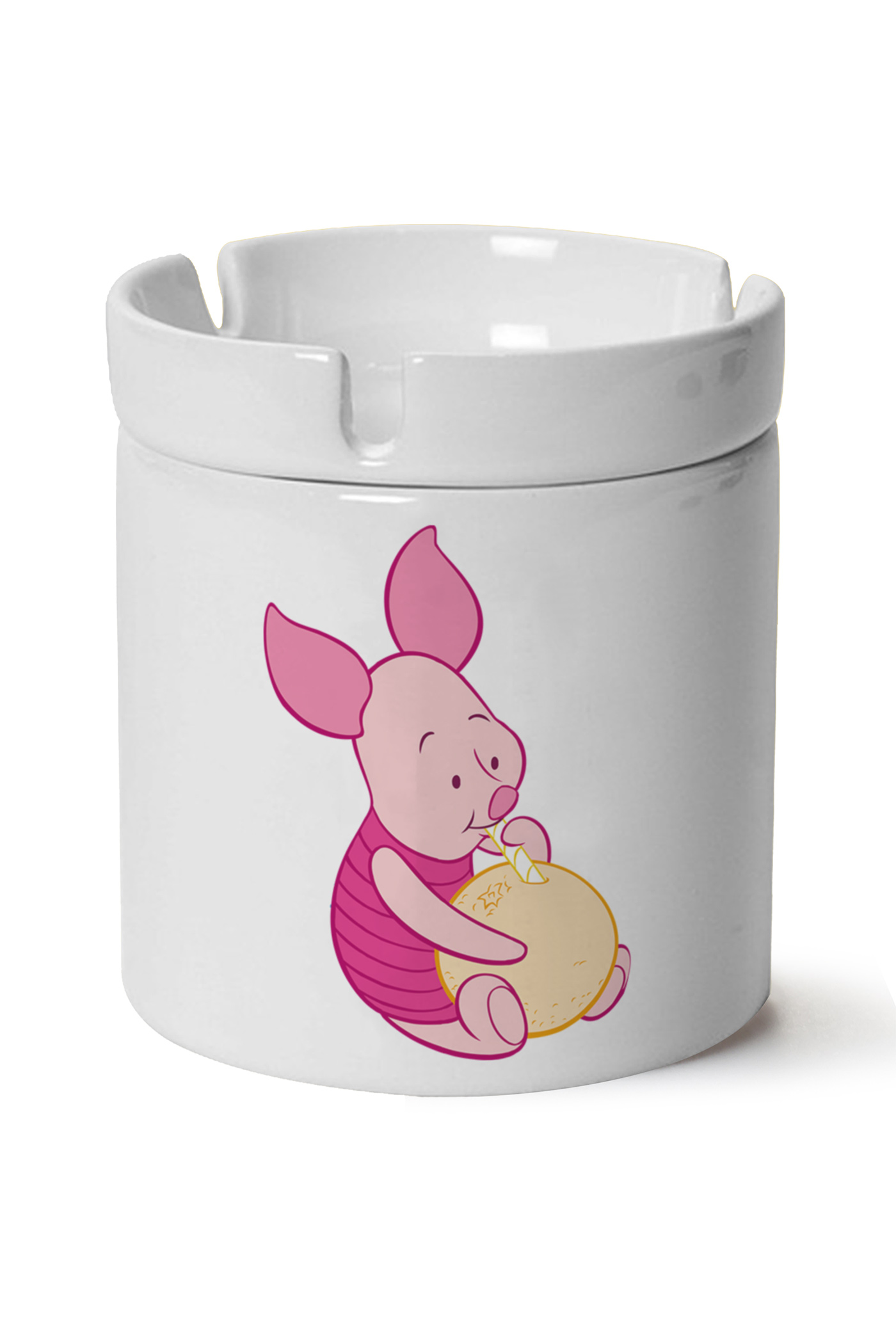 Piglet Baskılı Porselen At Söndür Küllük