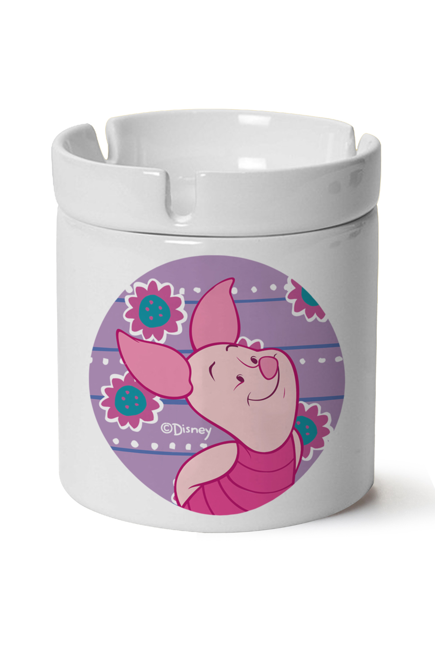 Piglet Baskılı Porselen At Söndür Küllük