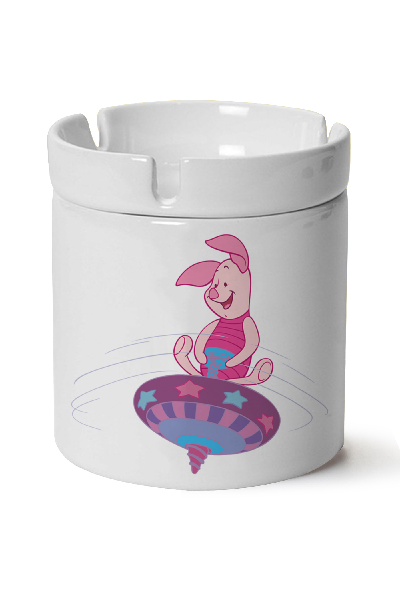 Piglet Baskılı Porselen At Söndür Küllük