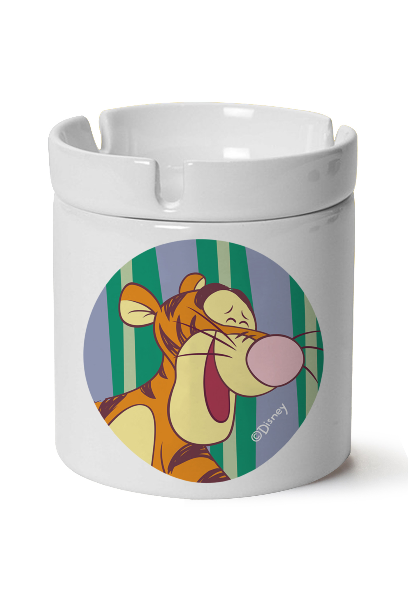 Tigger Baskılı Porselen At Söndür Küllük