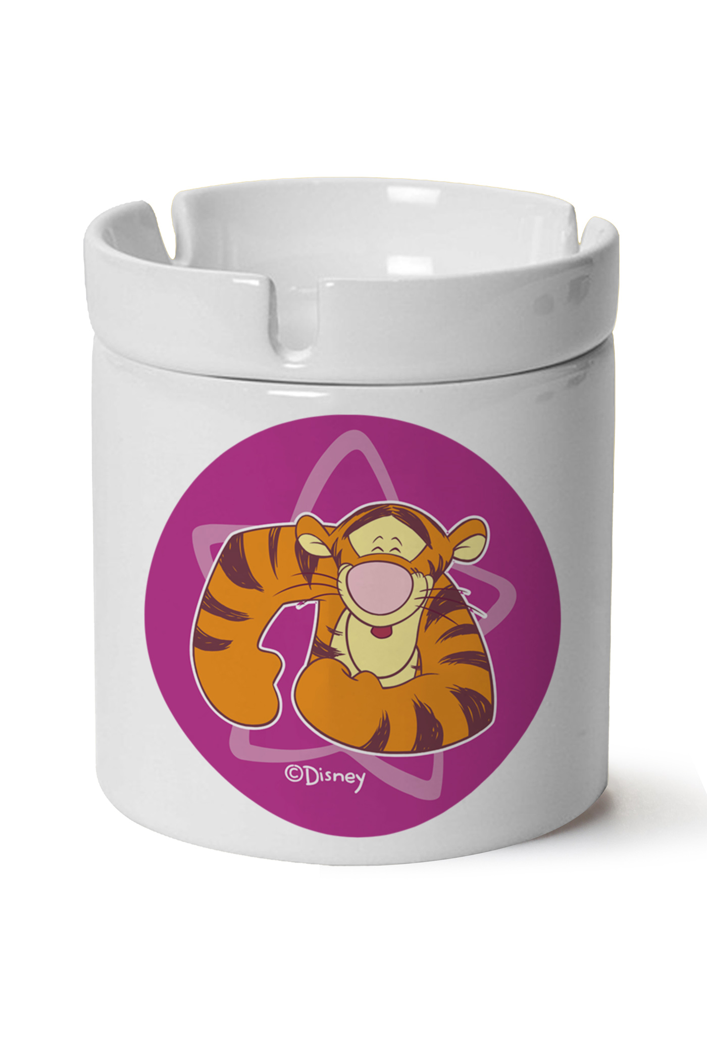 Tigger Baskılı Porselen At Söndür Küllük