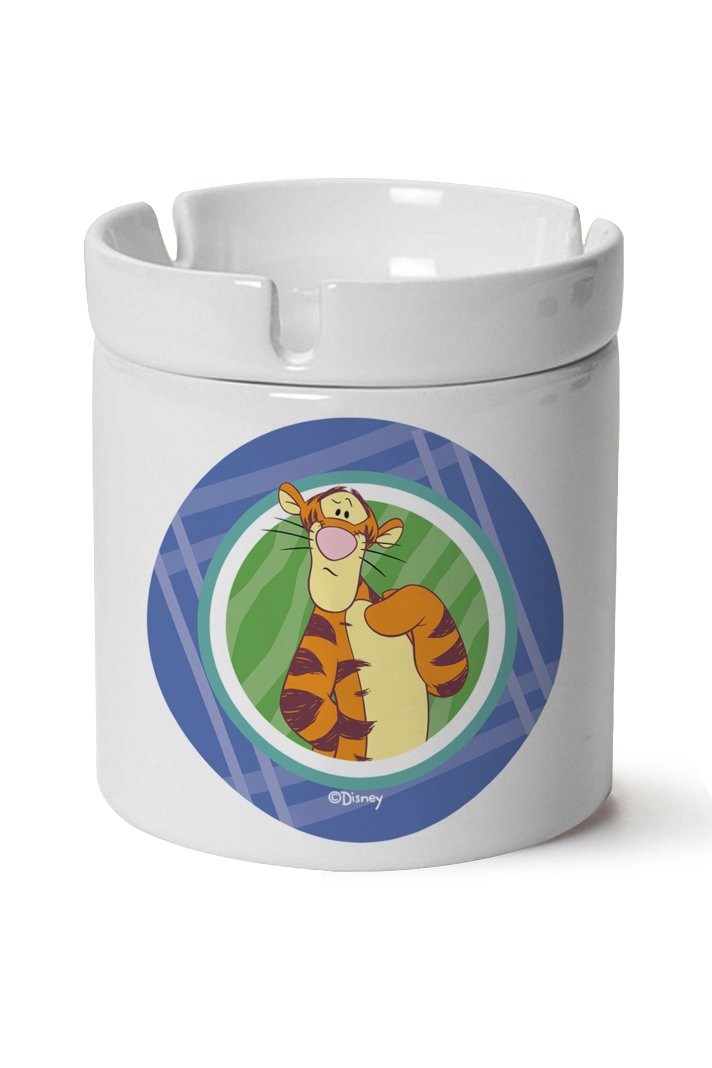 Tigger Baskılı Porselen At Söndür Küllük