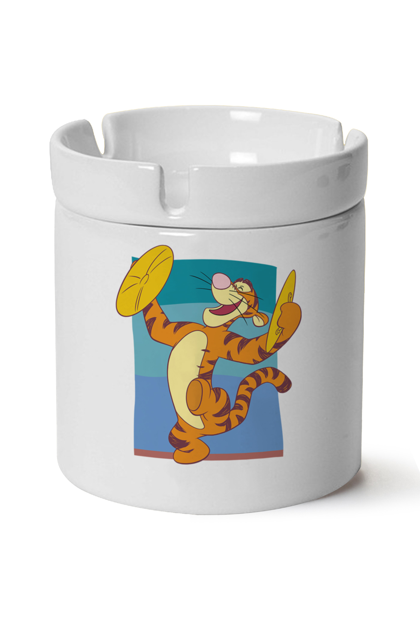 Tigger Baskılı Porselen At Söndür Küllük