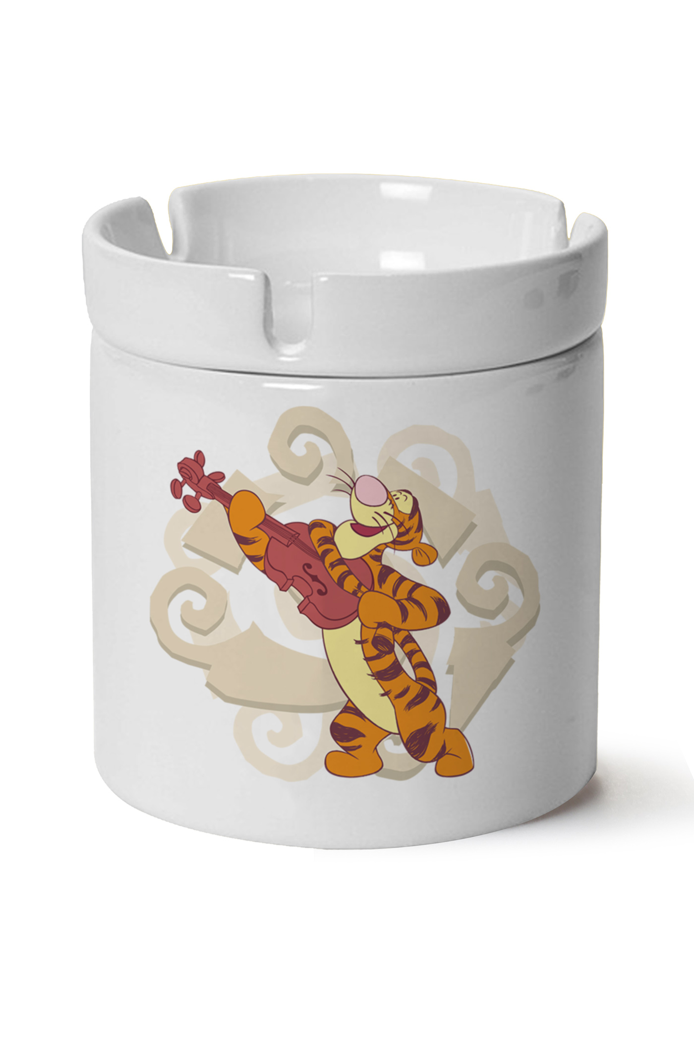 Tigger Baskılı Porselen At Söndür Küllük