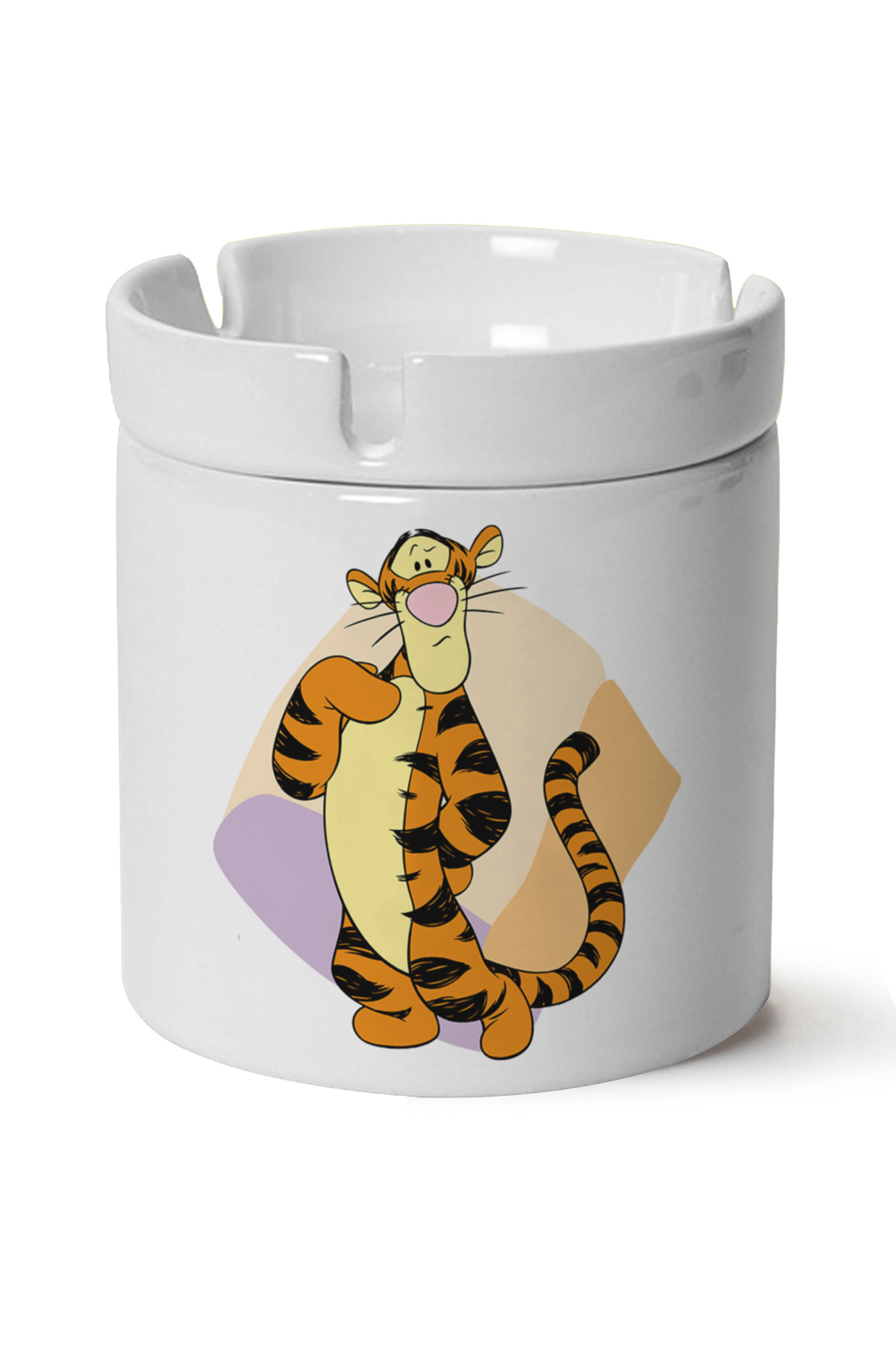 Tigger Baskılı Porselen At Söndür Küllük