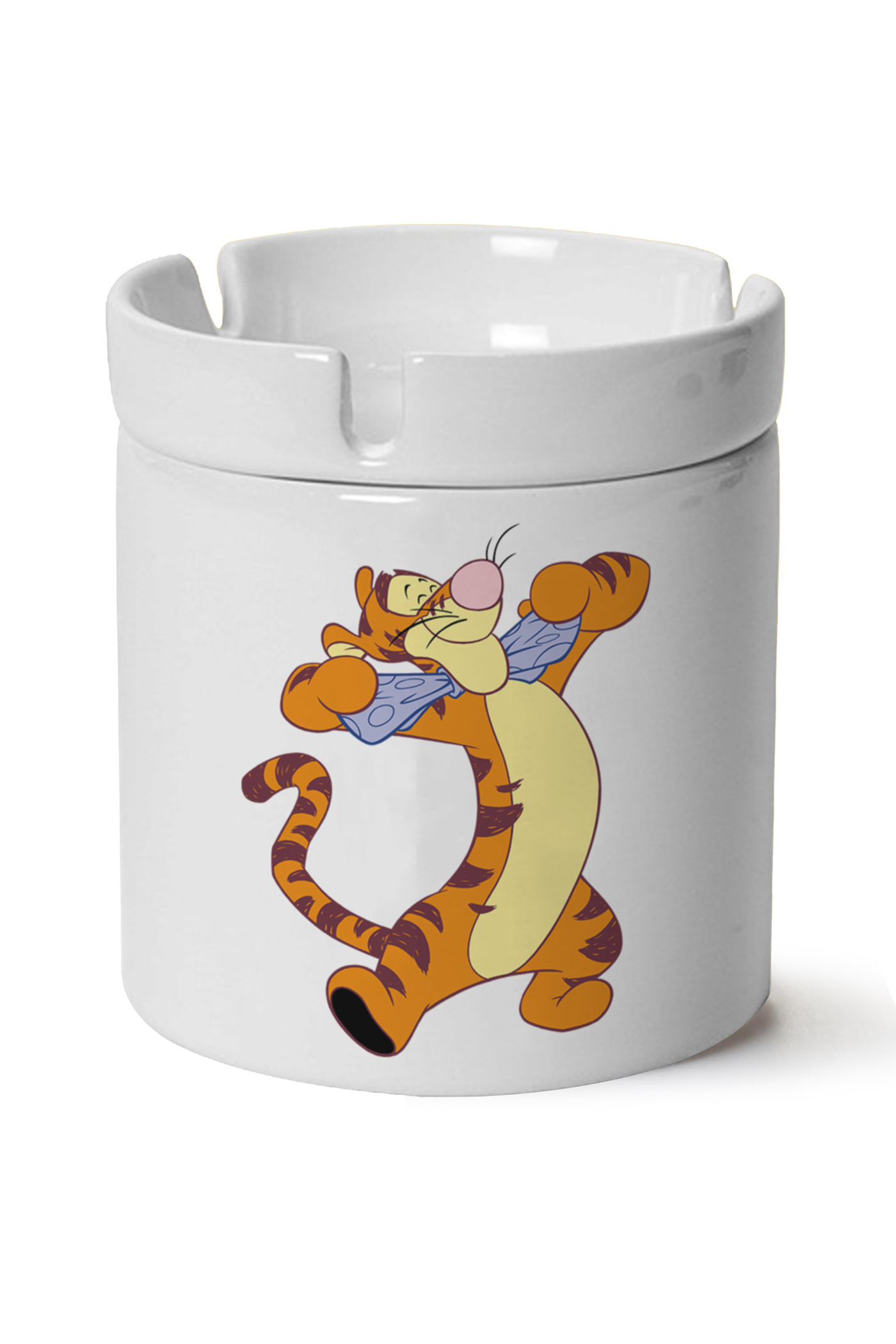 Tigger Baskılı Porselen At Söndür Küllük