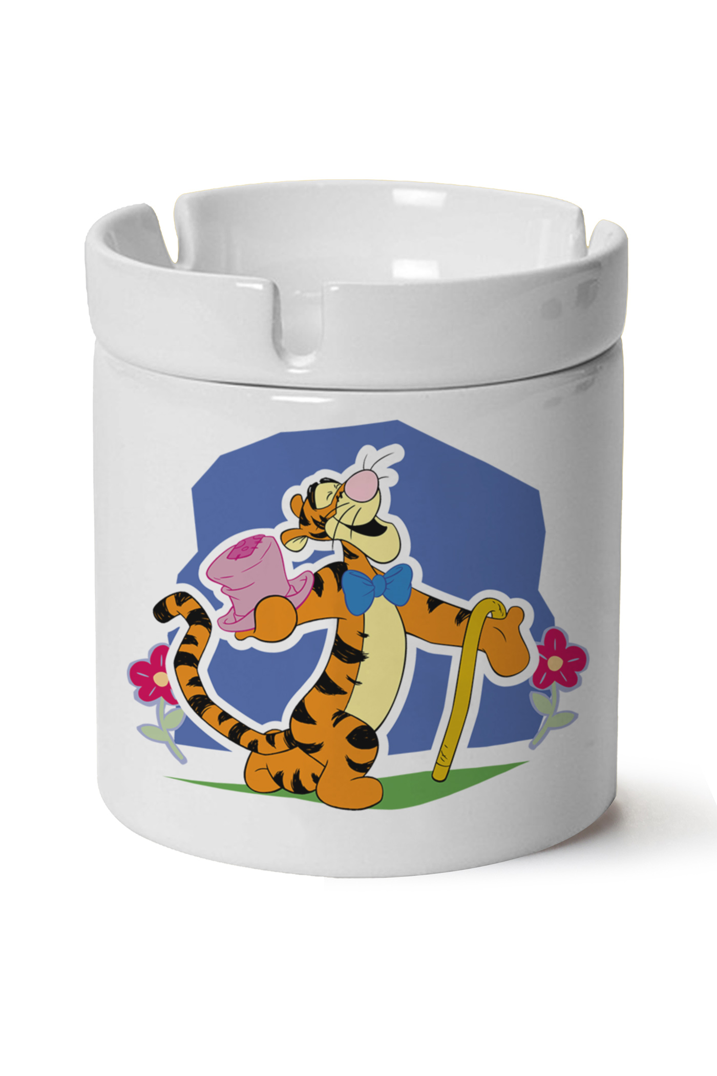 Tigger Baskılı Porselen At Söndür Küllük