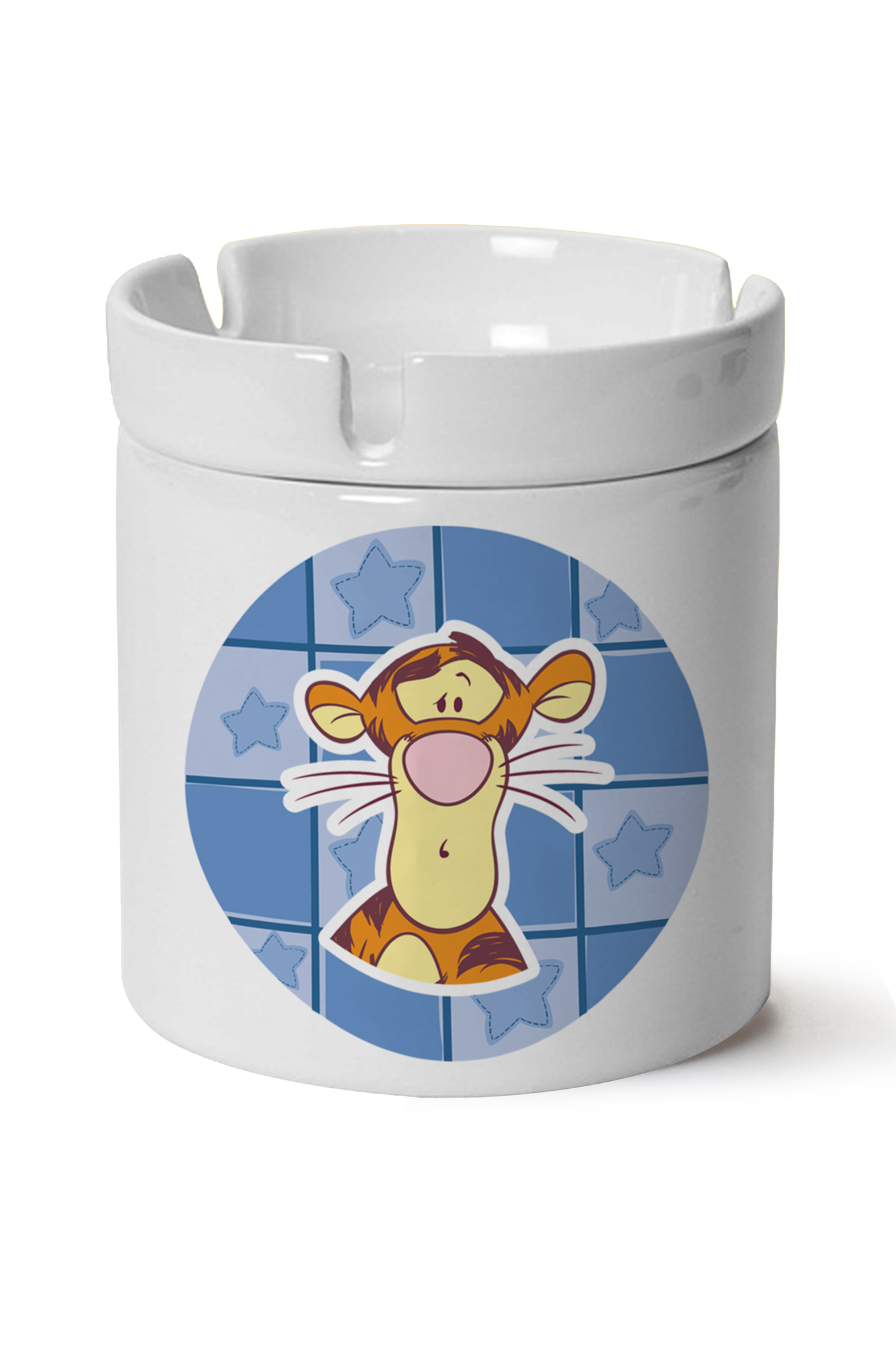 Tigger Baskılı Porselen At Söndür Küllük