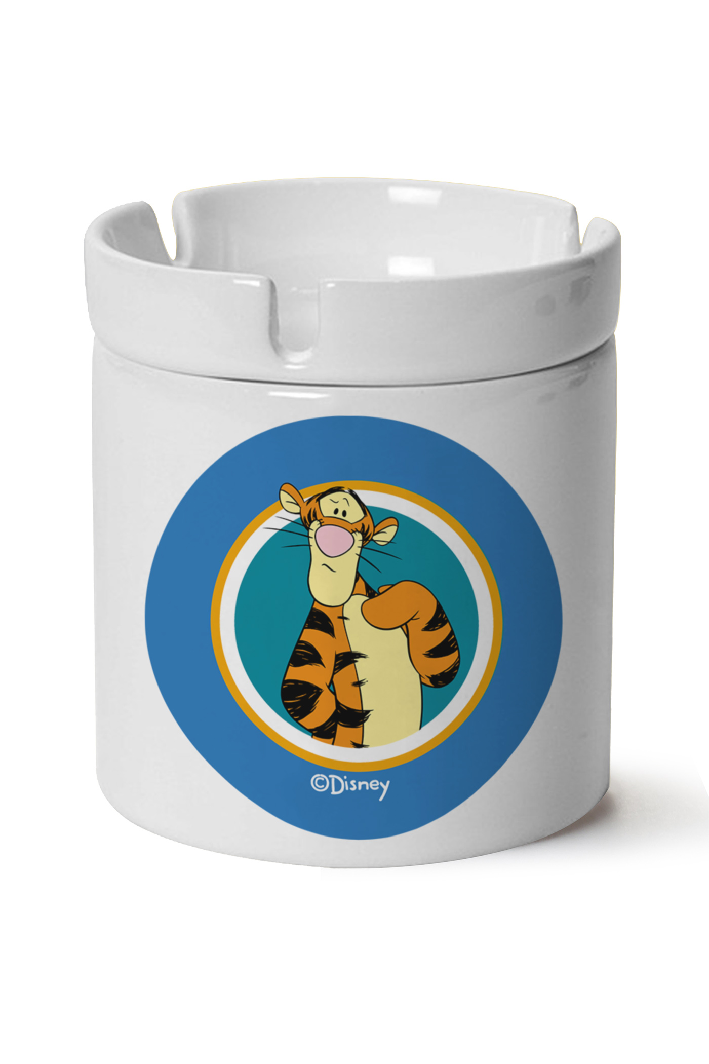 Tigger Baskılı Porselen At Söndür Küllük