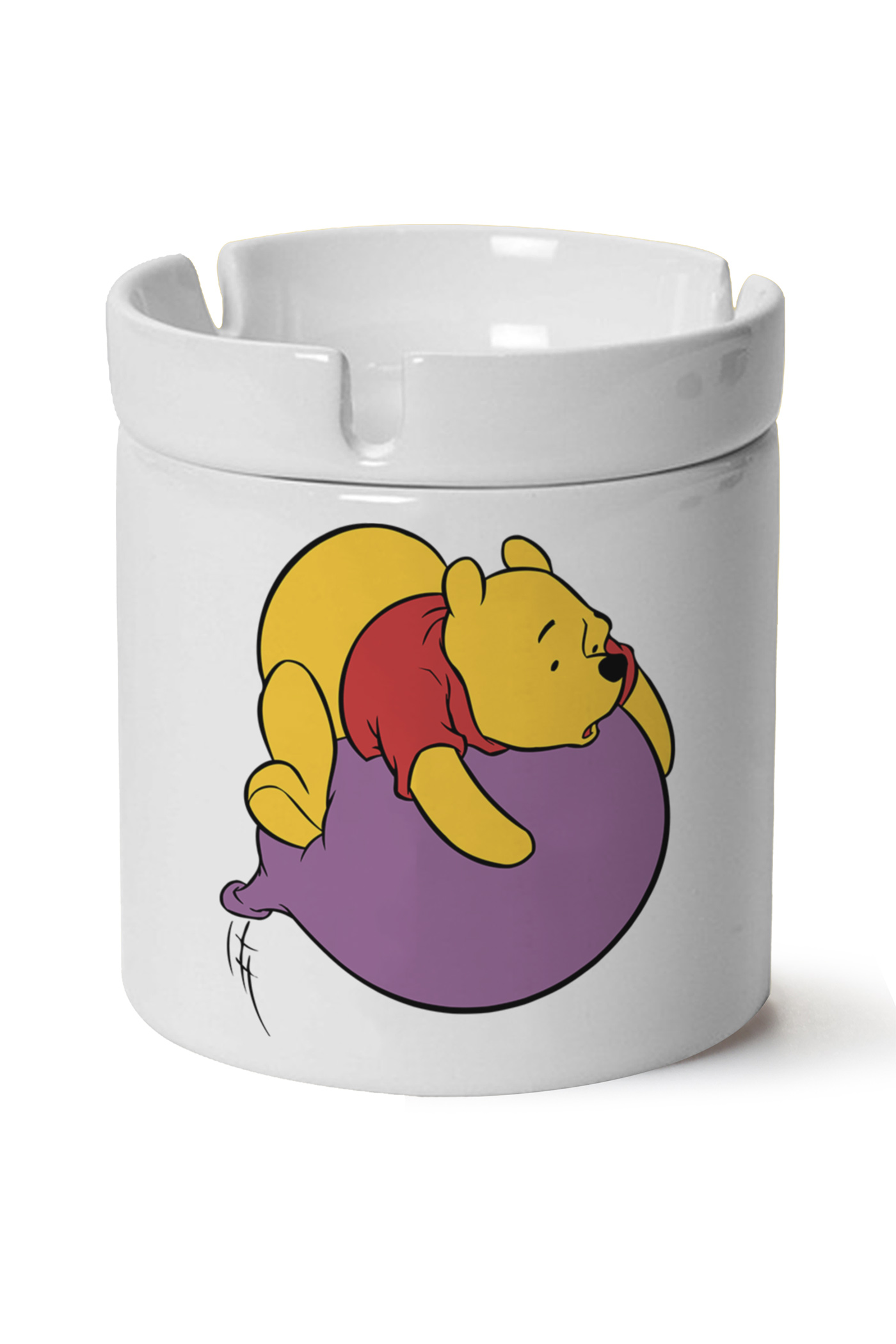 Winnie The Pooh Baskılı Porselen At Söndür Küllük