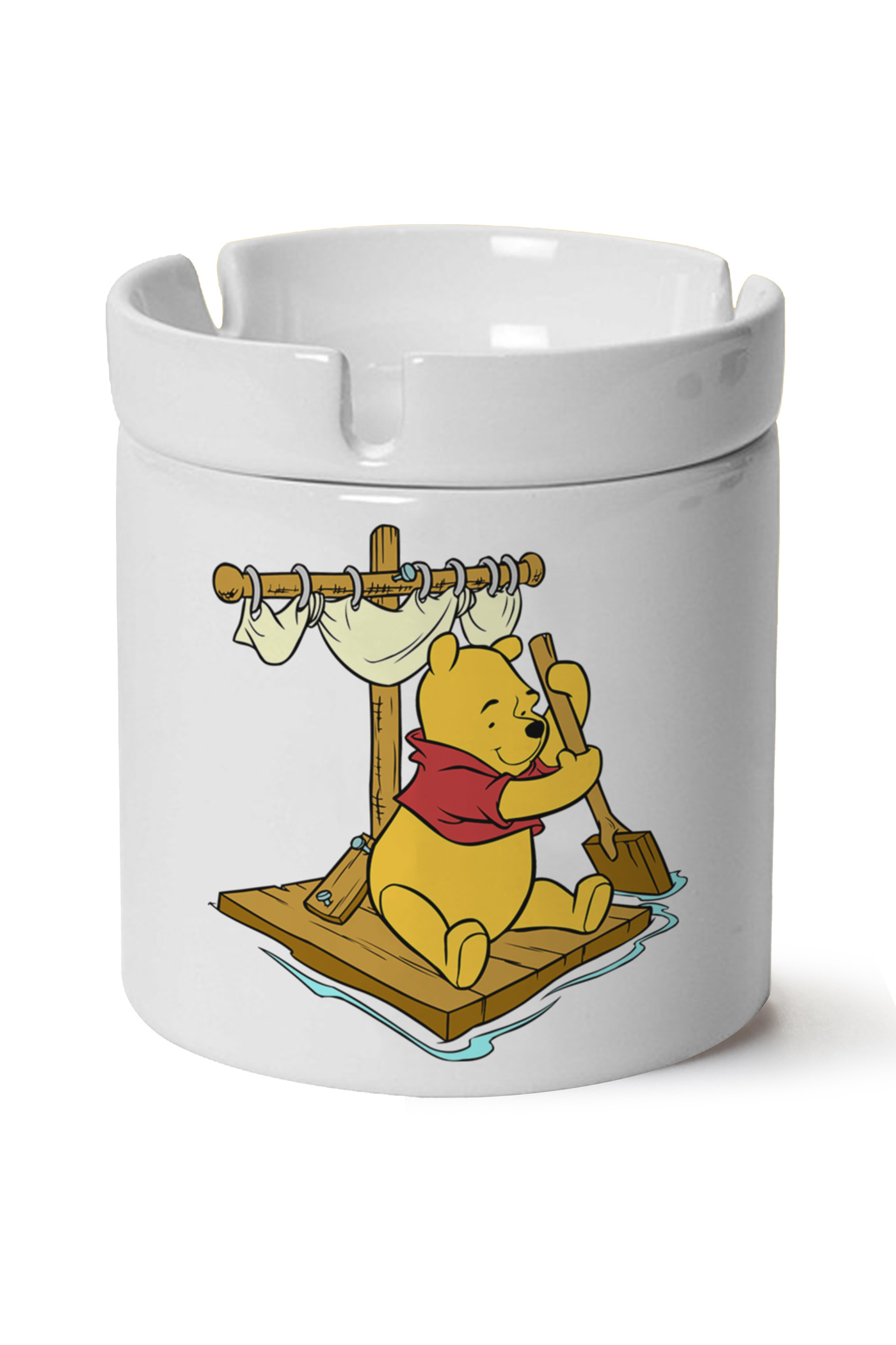 Winnie The Pooh Baskılı Porselen At Söndür Küllük