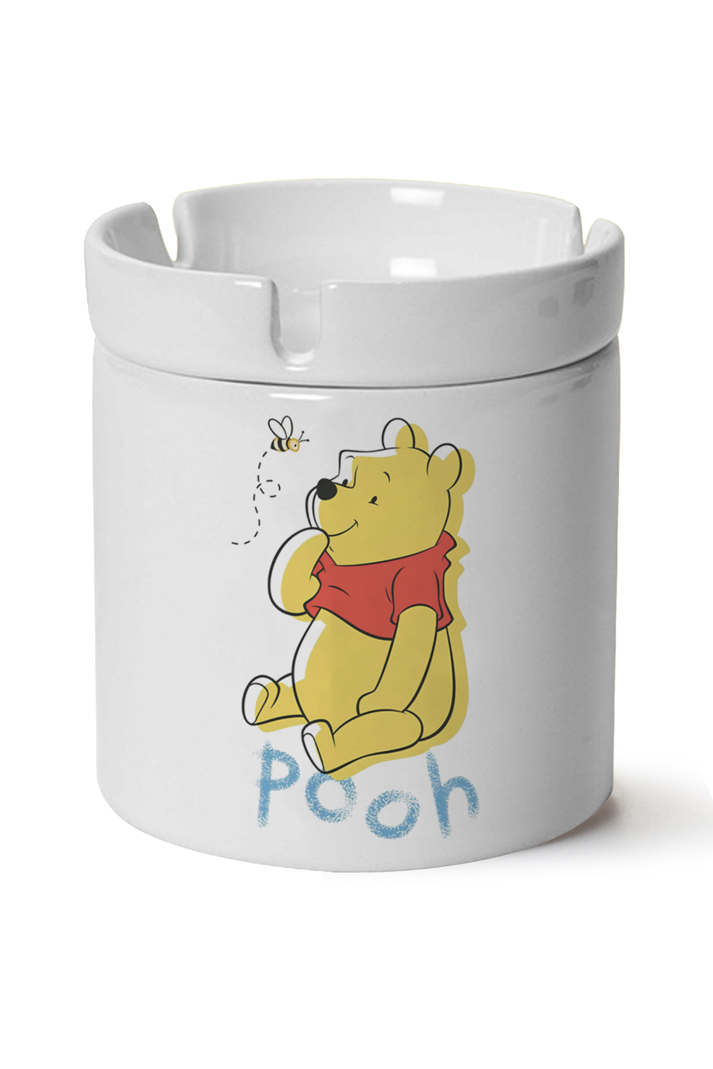 Winnie The Pooh Baskılı Porselen At Söndür Küllük