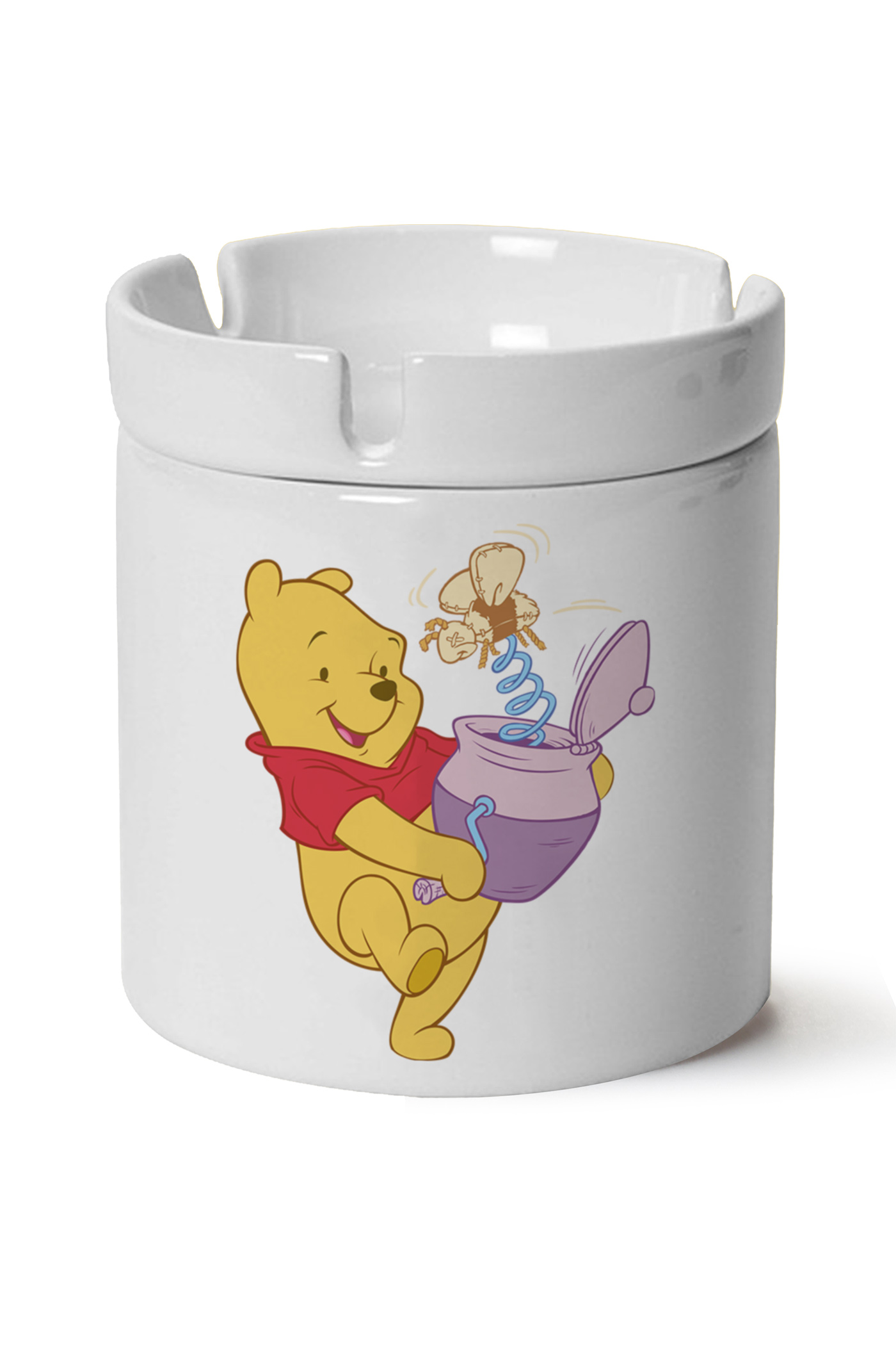 Winnie The Pooh Baskılı Porselen At Söndür Küllük