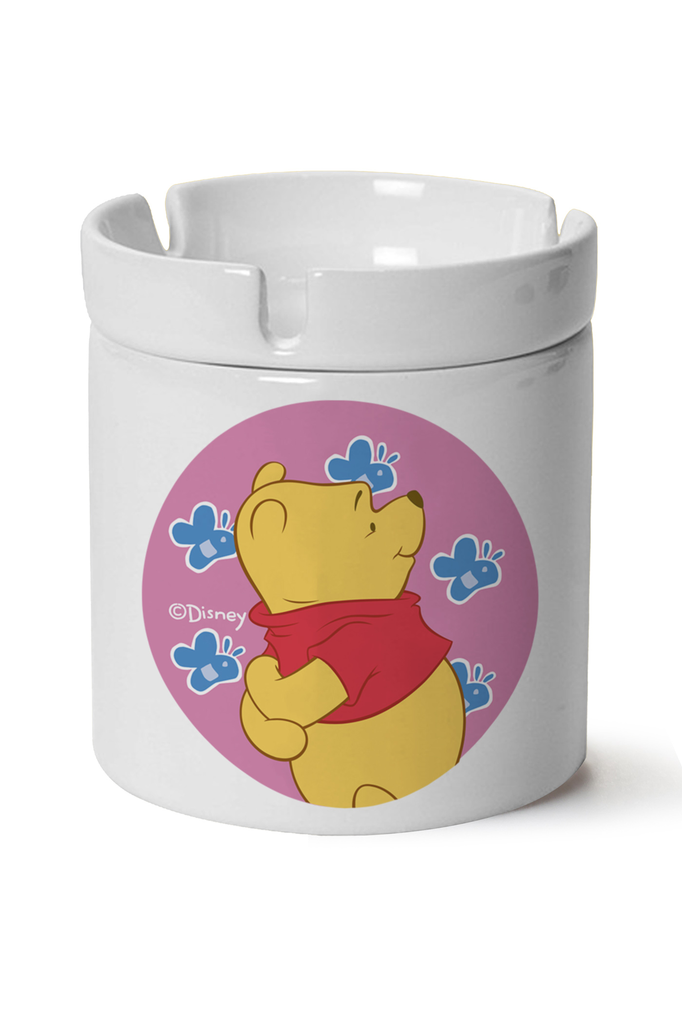 Winnie The Pooh Baskılı Porselen At Söndür Küllük