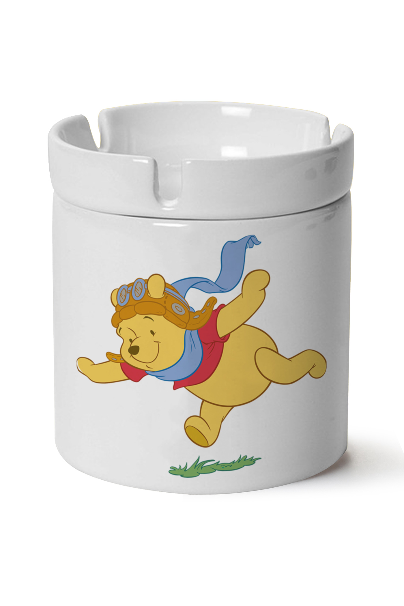 Winnie The Pooh Baskılı Porselen At Söndür Küllük