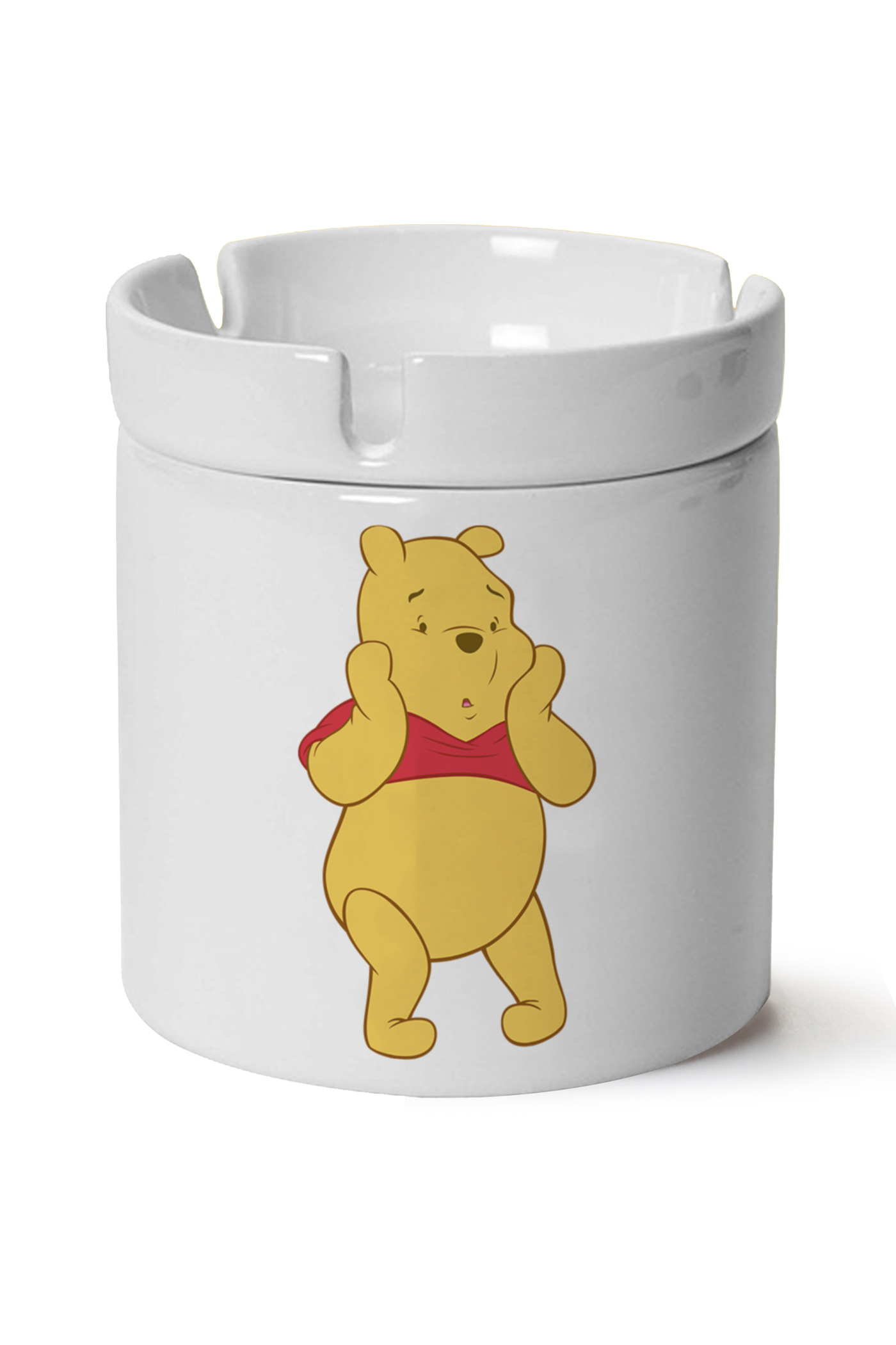 Winnie The Pooh Baskılı Porselen At Söndür Küllük