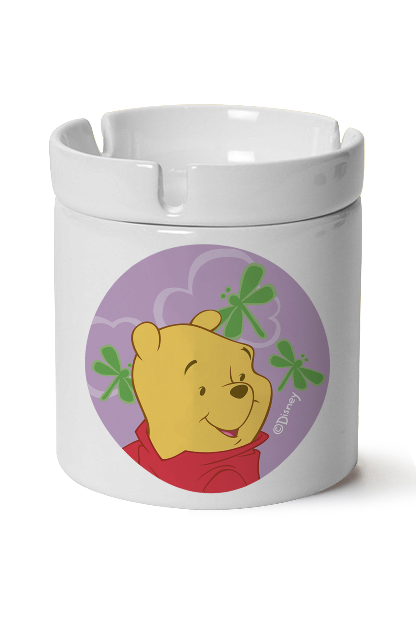 Winnie The Pooh Baskılı Porselen At Söndür Küllük