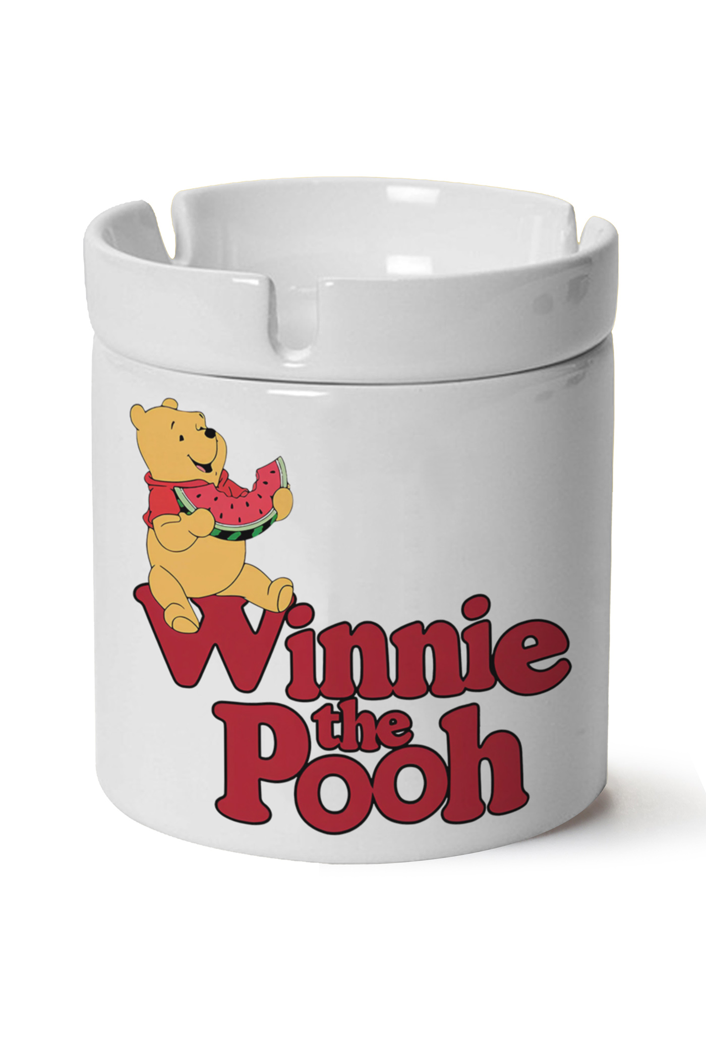 Winnie The Pooh Baskılı Porselen At Söndür Küllük