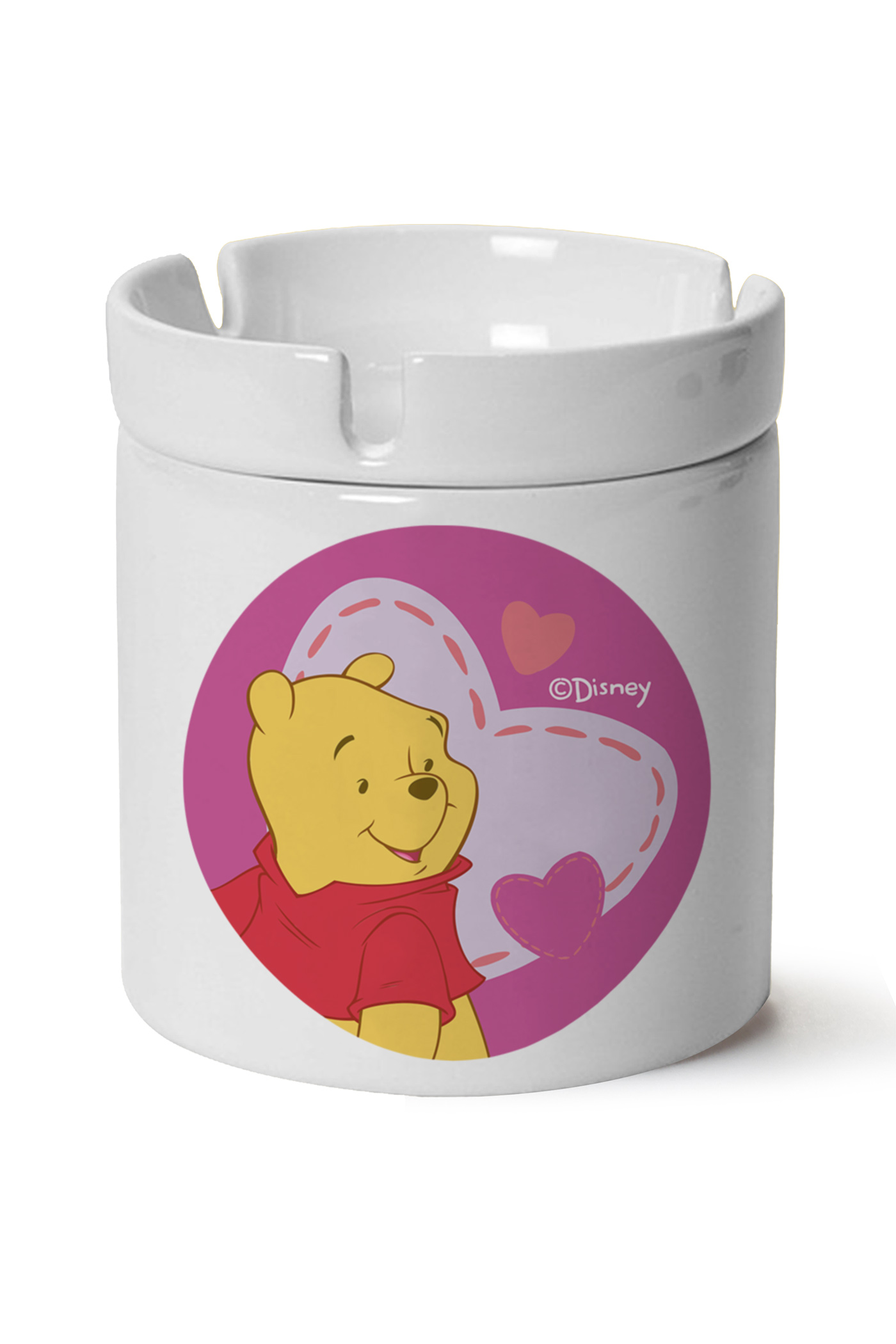 Winnie The Pooh Baskılı Porselen At Söndür Küllük