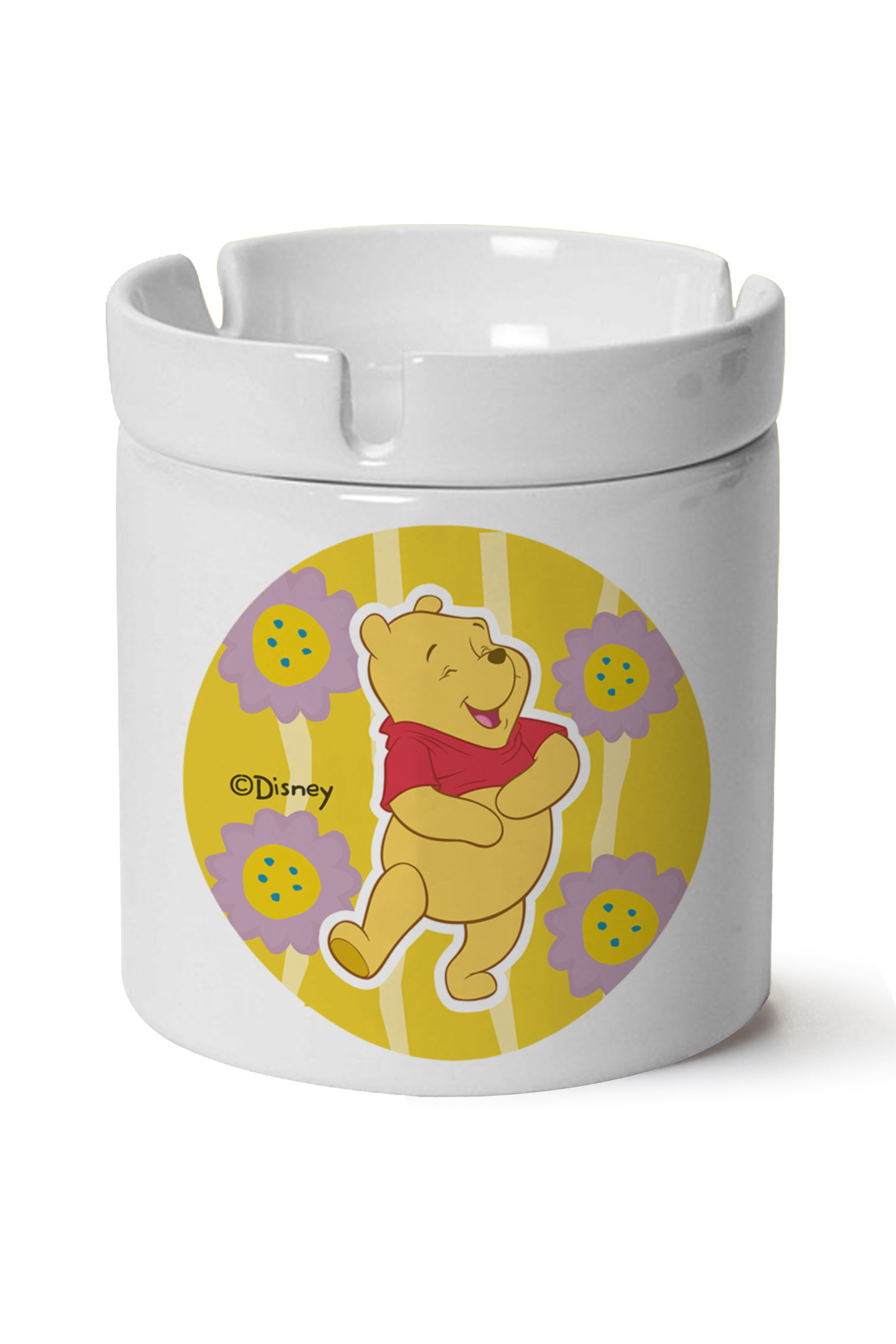 Winnie The Pooh Baskılı Porselen At Söndür Küllük