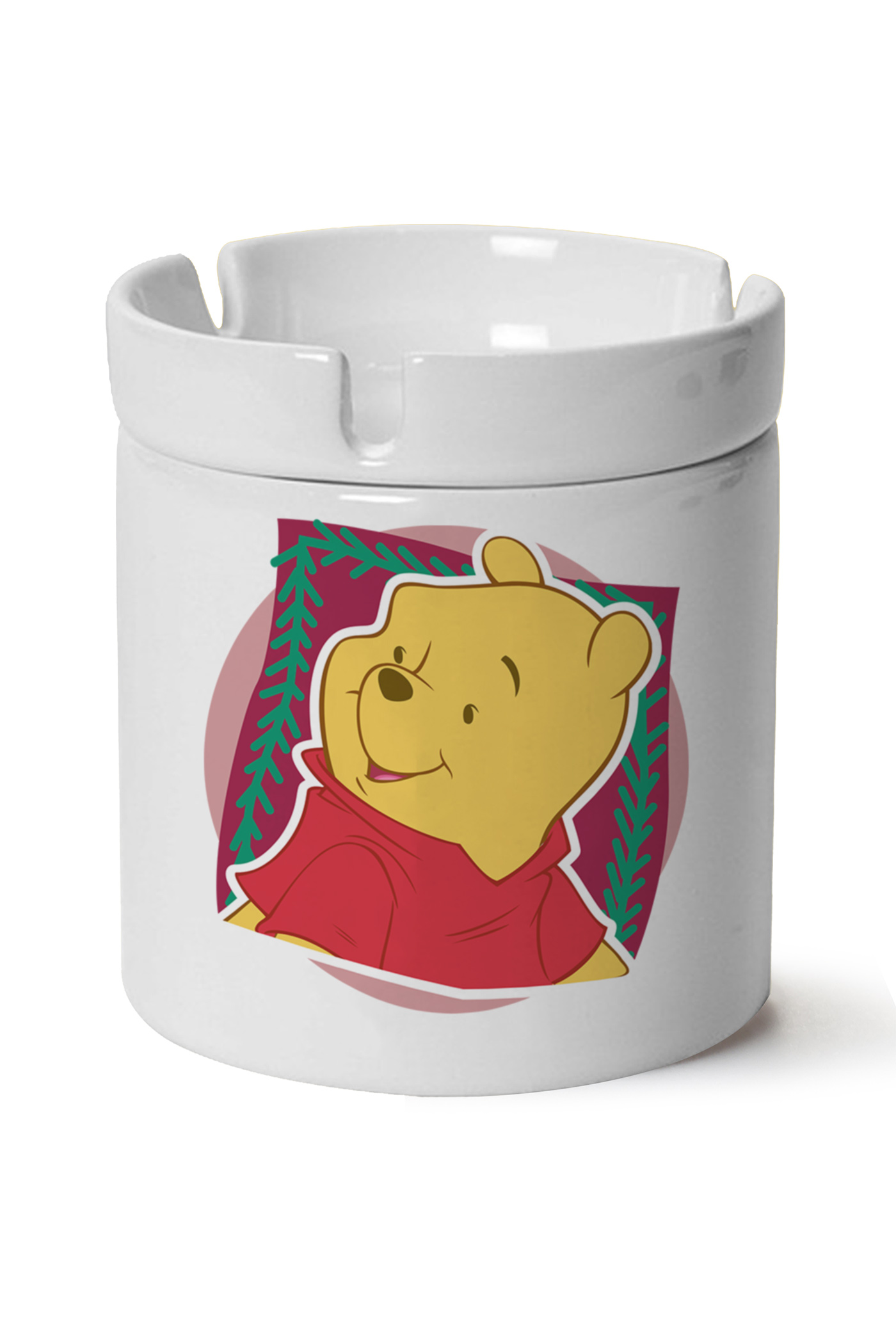 Winnie The Pooh Baskılı Porselen At Söndür Küllük