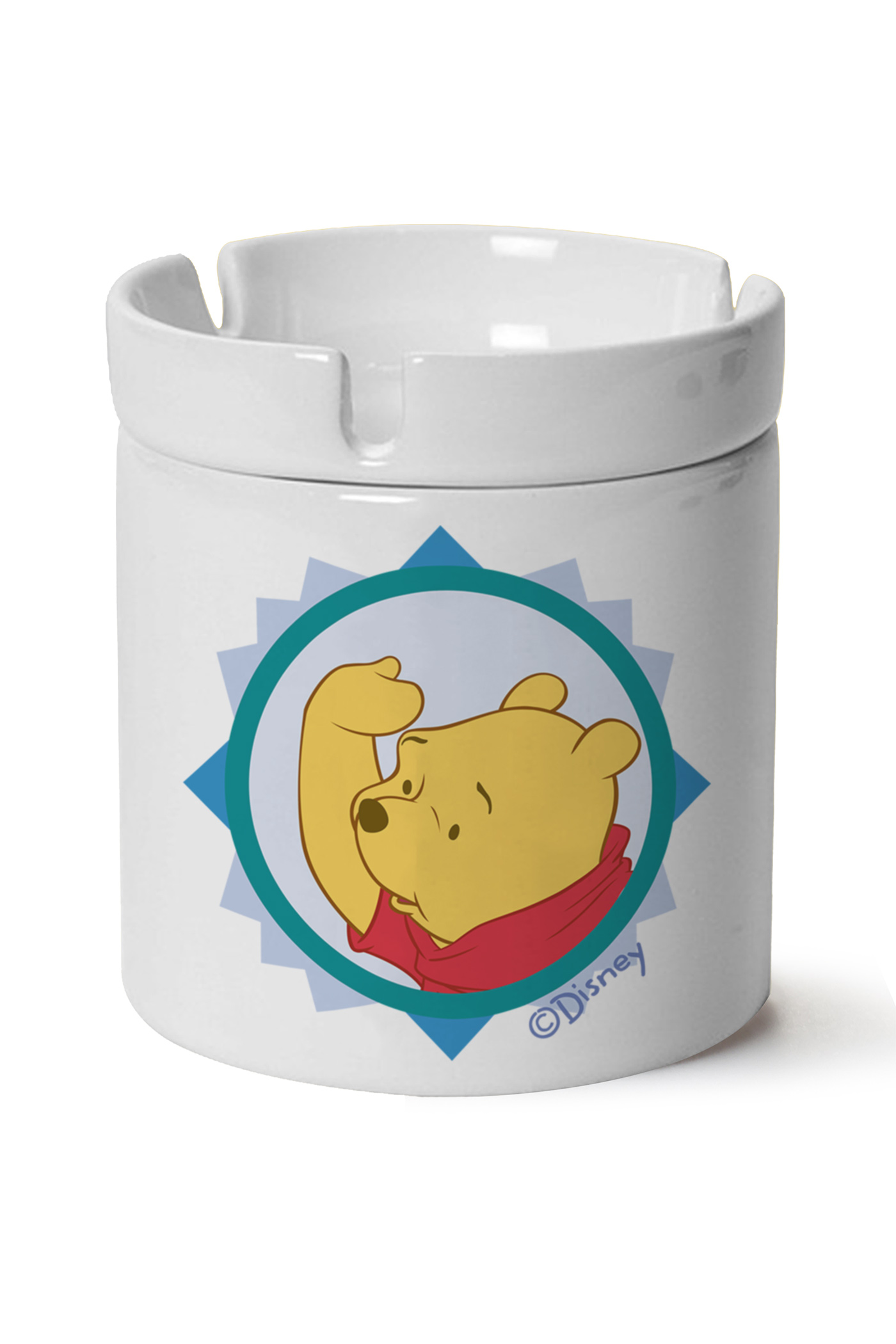 Winnie The Pooh Baskılı Porselen At Söndür Küllük