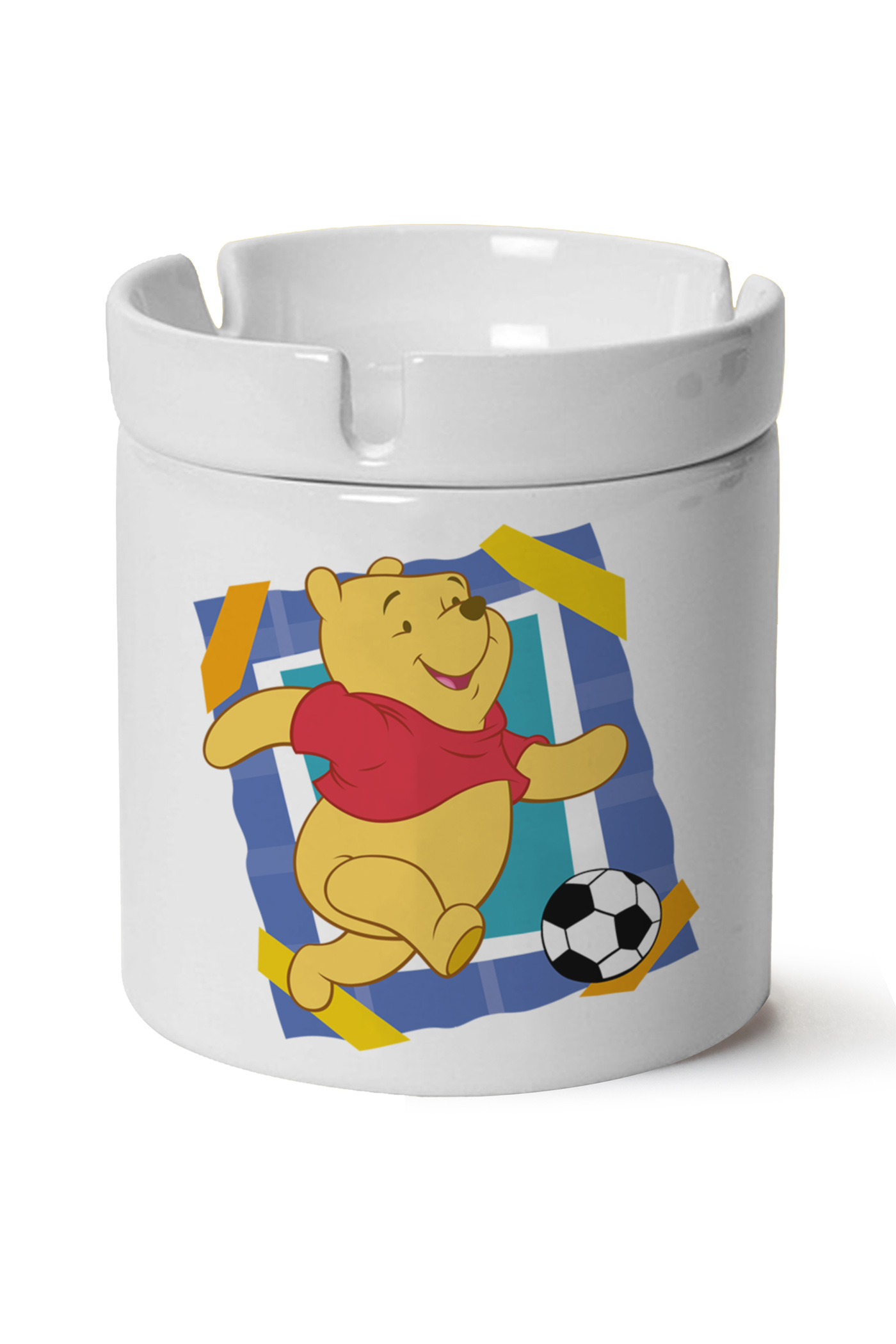 Winnie The Pooh Baskılı Porselen At Söndür Küllük