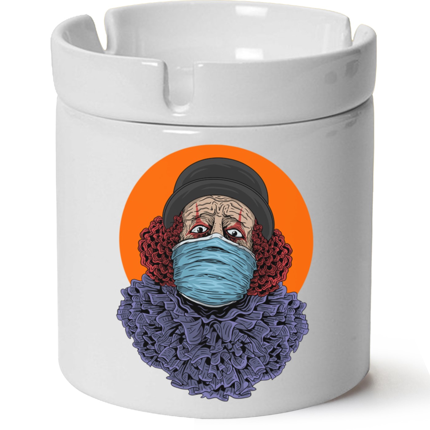 Custom Baskılı Porselen At Söndür Küllük