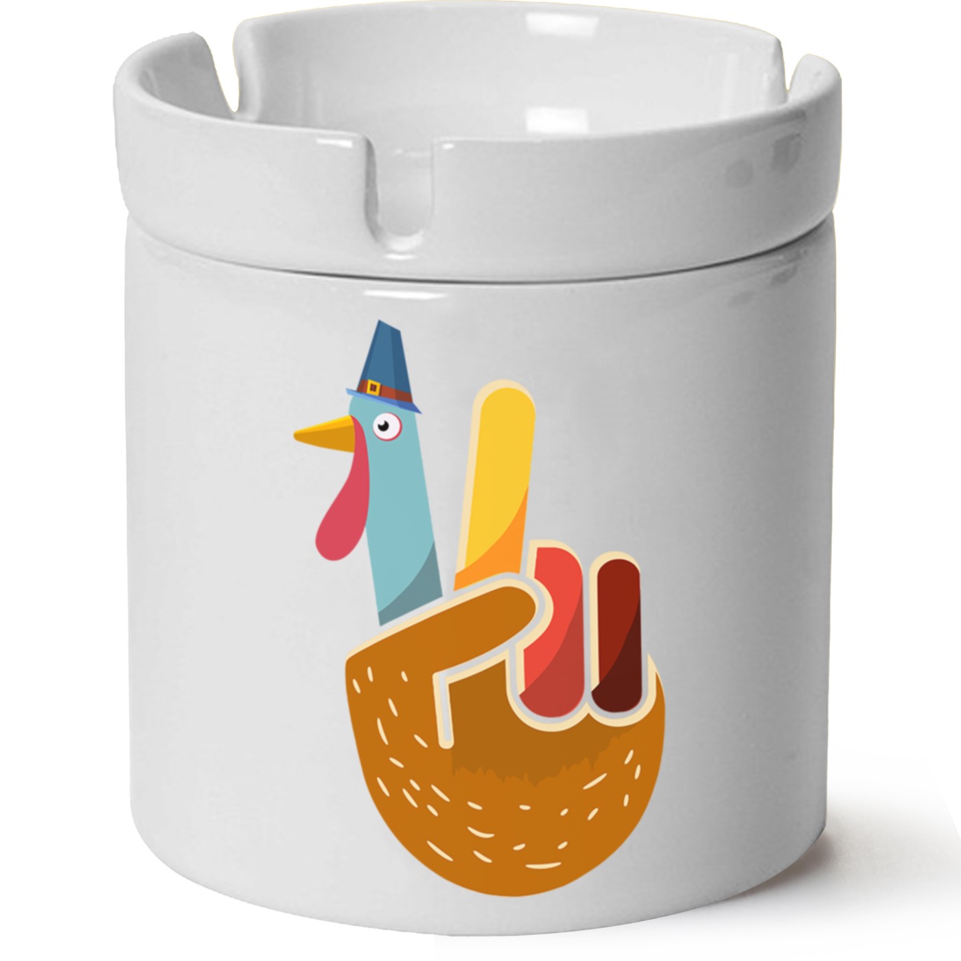 Custom Baskılı Porselen At Söndür Küllük