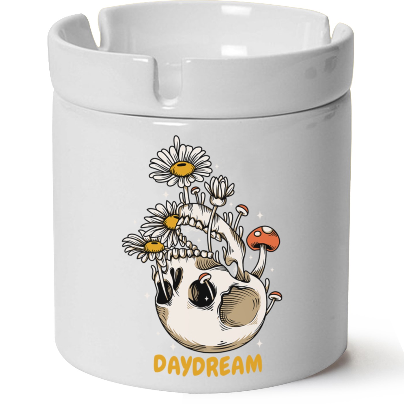 Day Dream Baskılı Porselen At Söndür Küllük