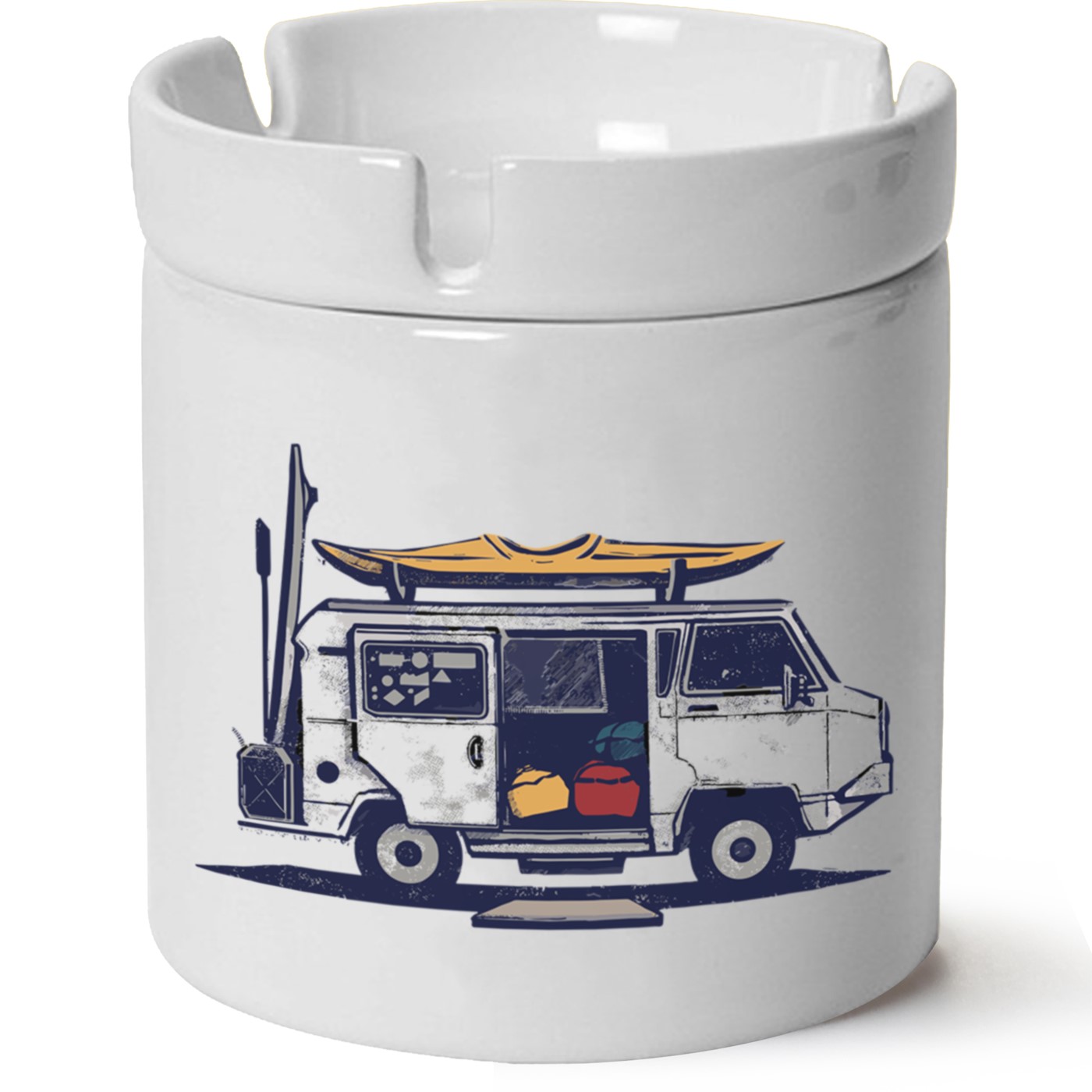 Macera-Doğa Baskılı Porselen At Söndür Küllük