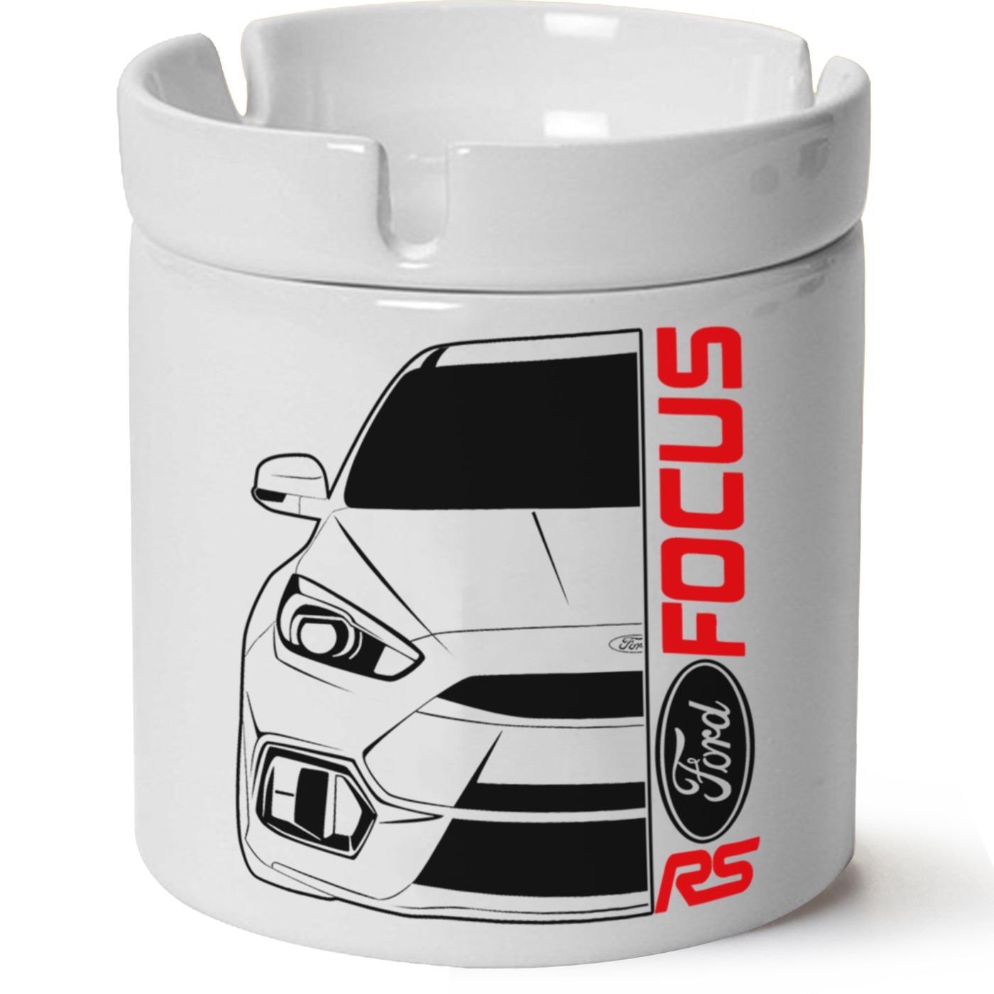 Ford Focus Mk5 Rs Baskılı Porselen At Söndü Küllük