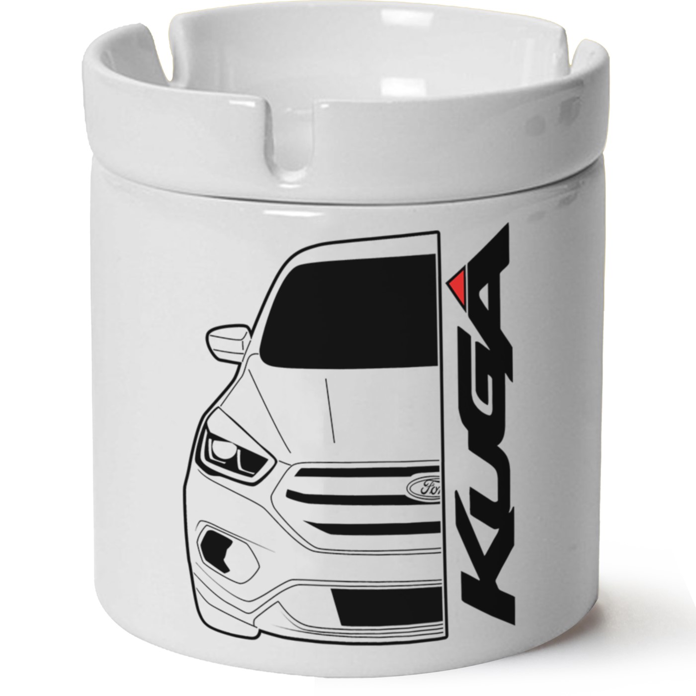 Ford Kuga Baskılı Porselen At Söndü Küllük