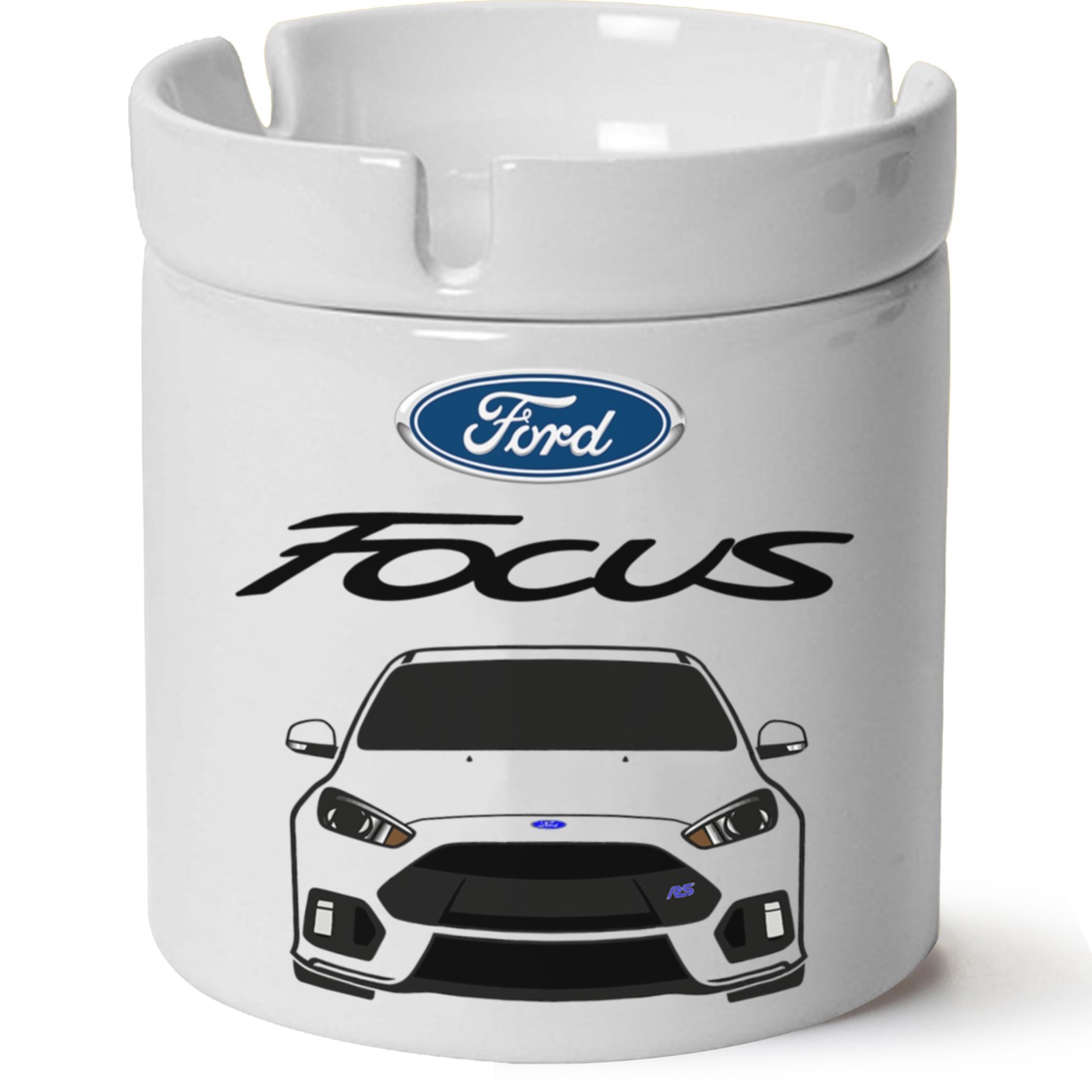 Ford Focus Mk3 Baskılı Porselen At Söndü Küllük