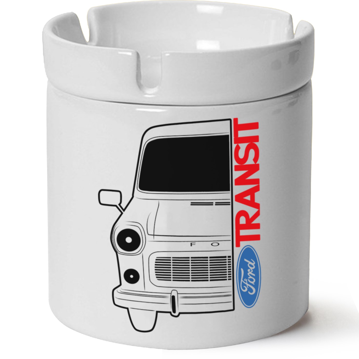 Ford Transit Baskılı Porselen At Söndü Küllük